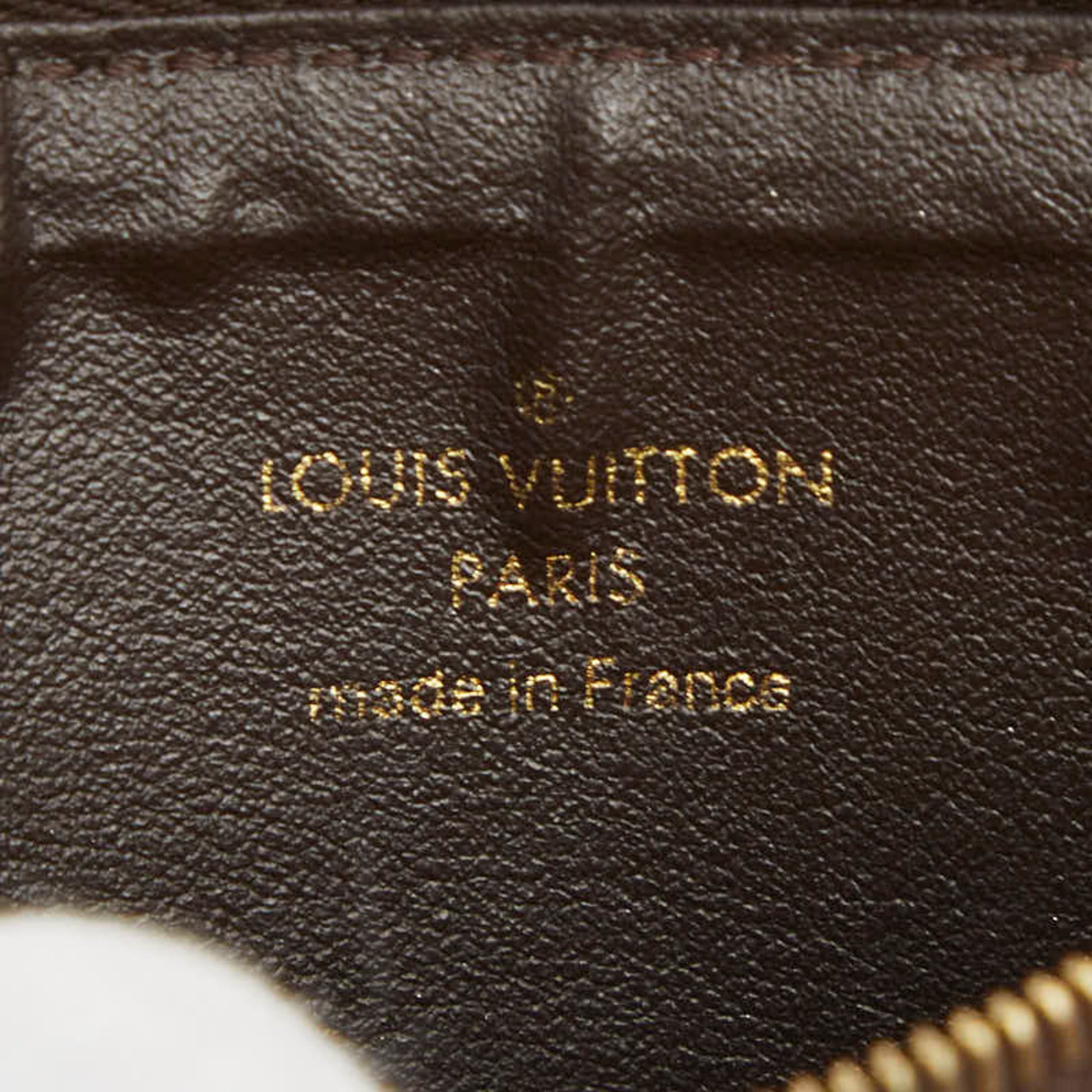 Louis Vuitton Brown Pvc Handbag Pochette Pouch (Pre-Owned)