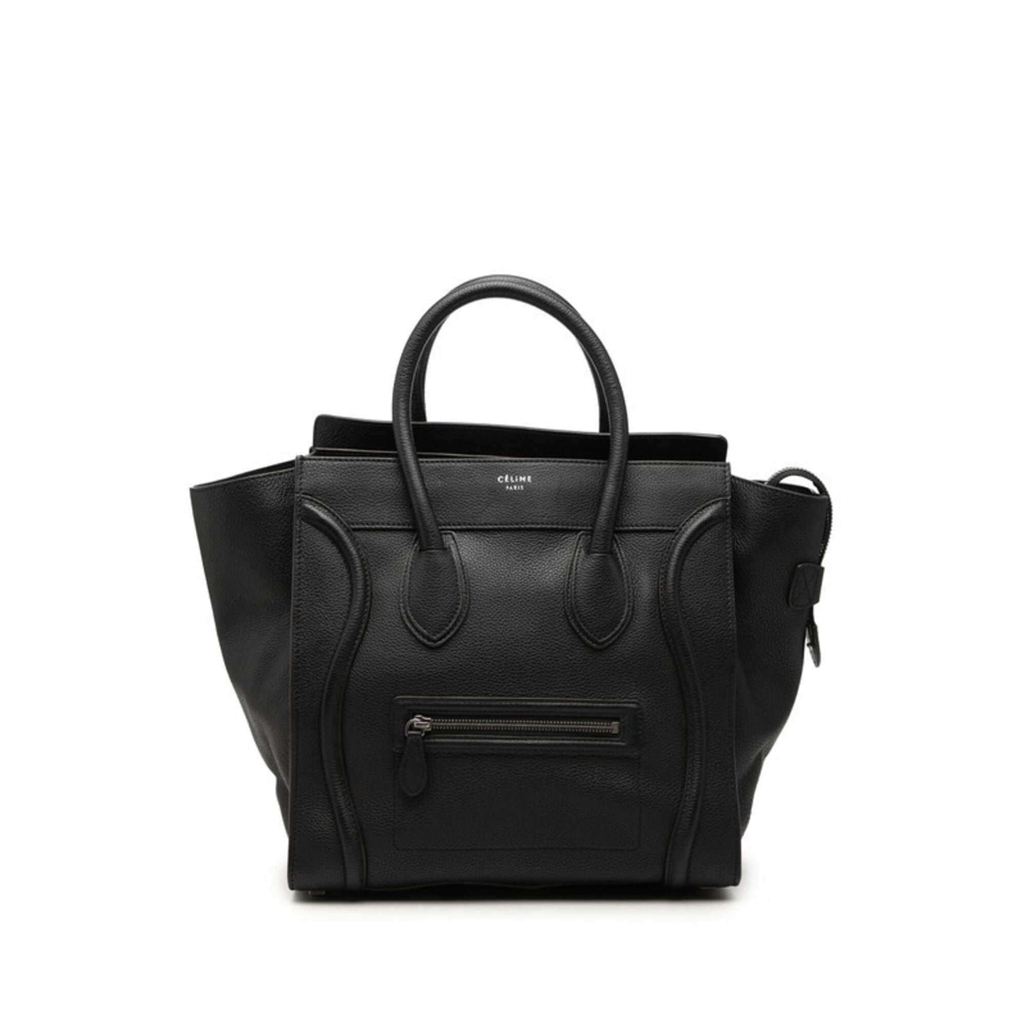 Celine Black Leather Handbag (Pre-Owned)
