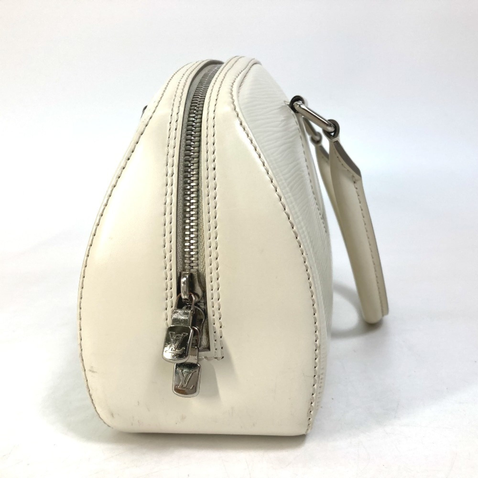 Louis Vuitton Epi Lv Off White White Epi Leather Boston Bag Handbag (Pre-Owned)