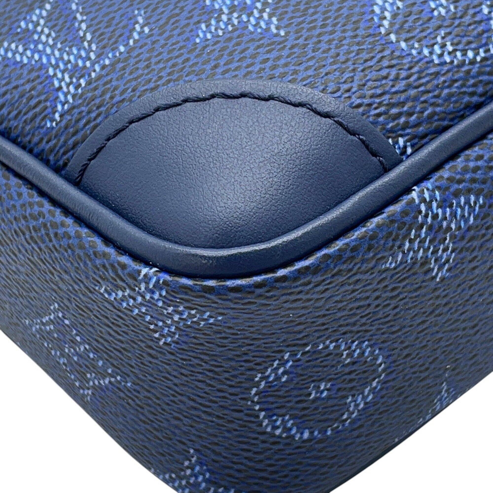 Louis Vuitton Monogram Blue Monogram Handbag Shoulder Bag (Pre-Owned)