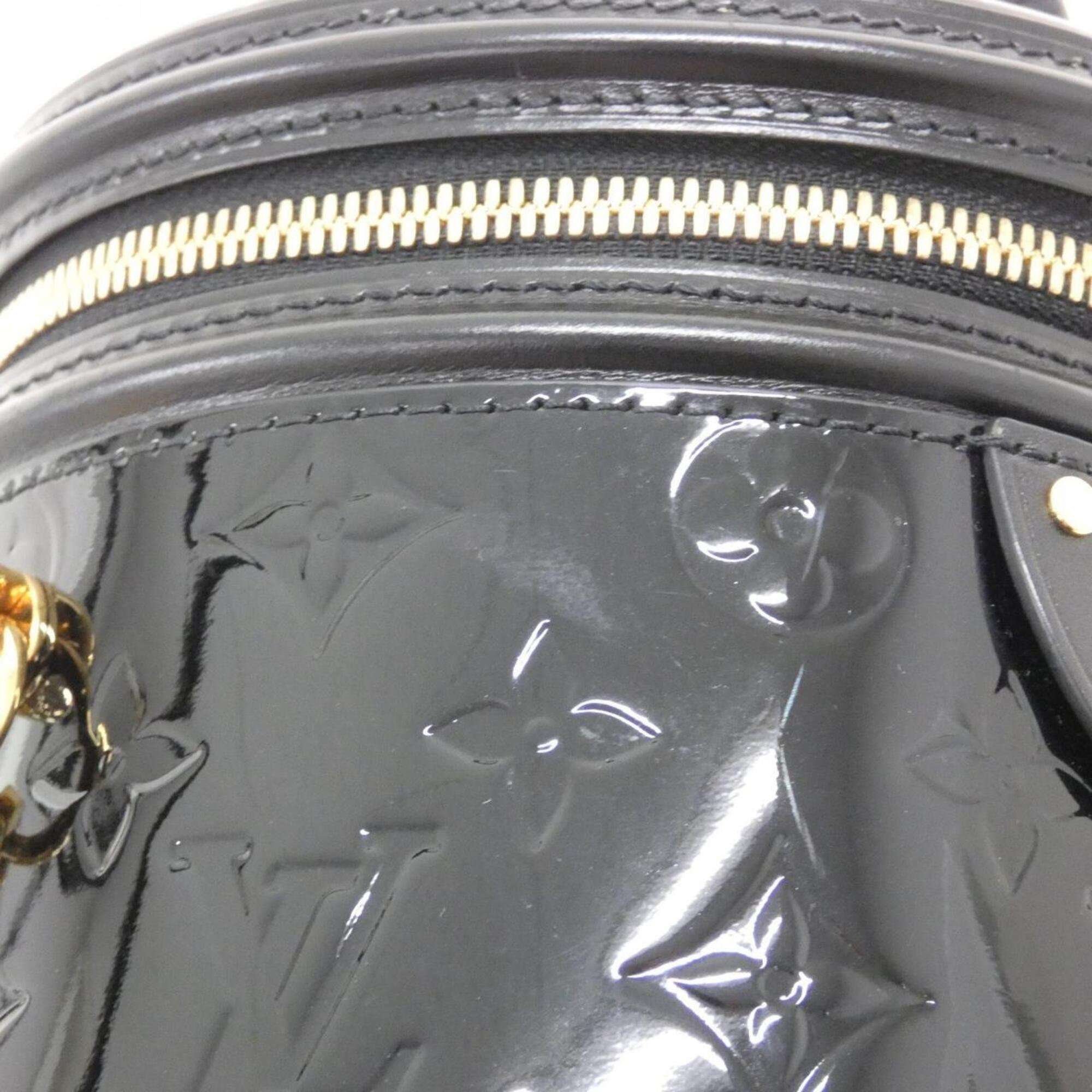Louis Vuitton Black Leather Handbag (Pre-Owned)
