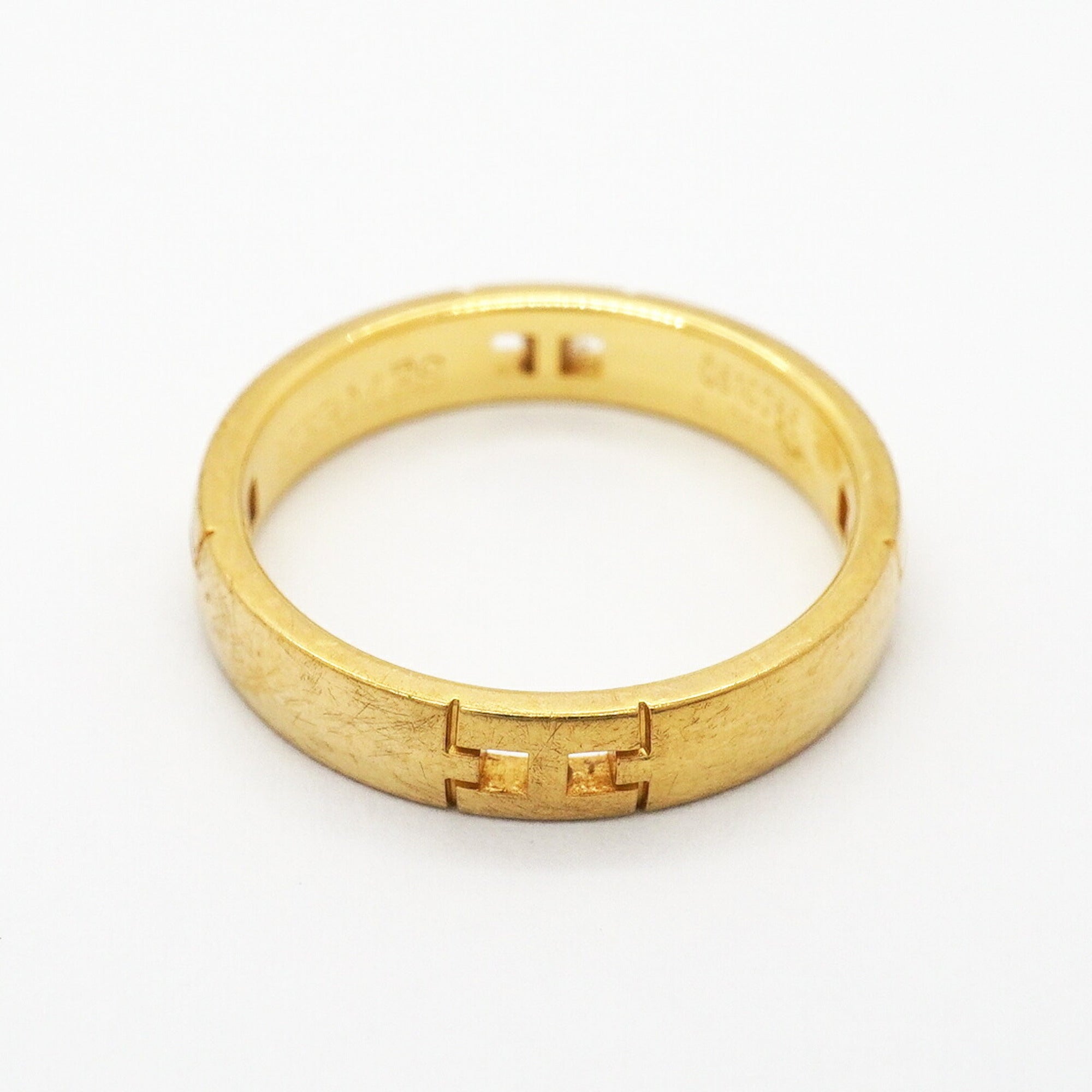 Hermes Yellow Gold (18K) Band Ring (Pre-Owned)
