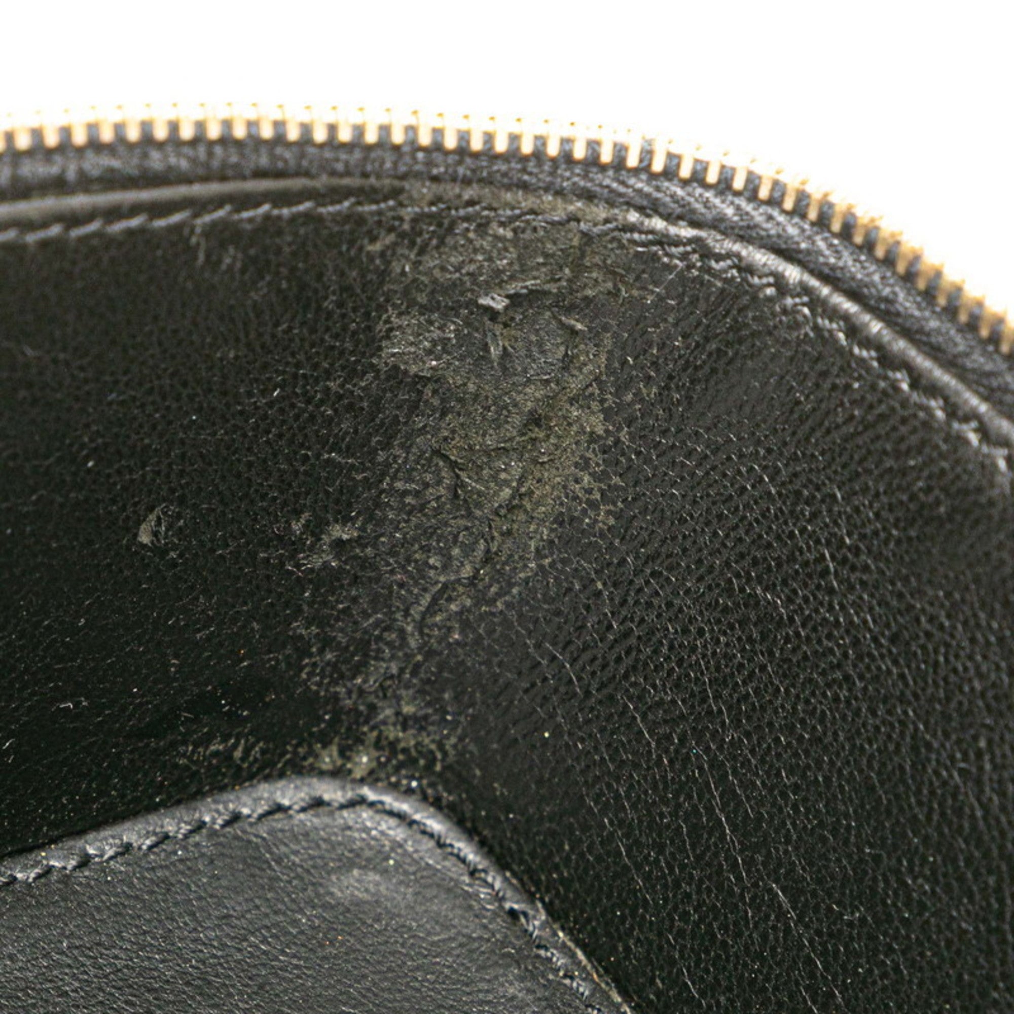 Chanel Black Leather Vanity Bag (Pre-Owned)