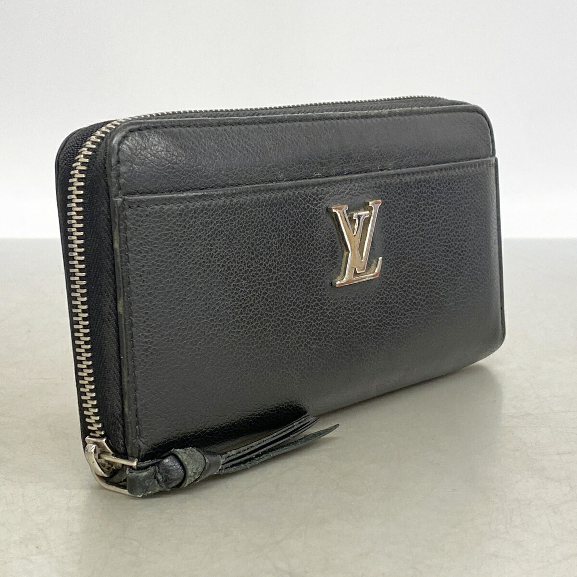 Louis Vuitton Noir Long Wallet (Bi-Fold) (Pre-Owned)