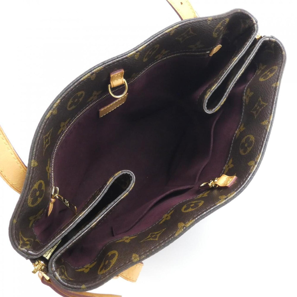 Louis Vuitton Monogram Marron Coated Canvas Shoulder Bag (Pre-Owned)