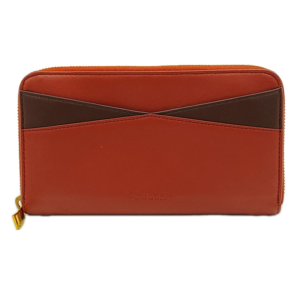 Bottega Veneta Brown Leather Long Wallet (Bi-Fold) (Pre-Owned)