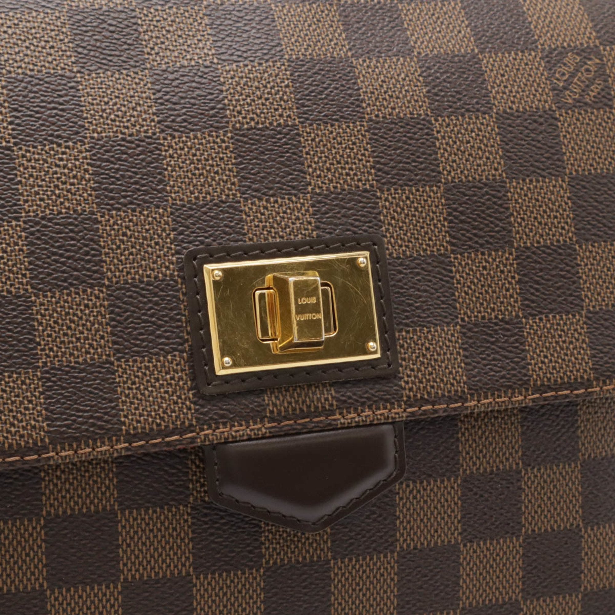 Louis Vuitton Brown Pvc Shoulder Bag (Pre-Owned)