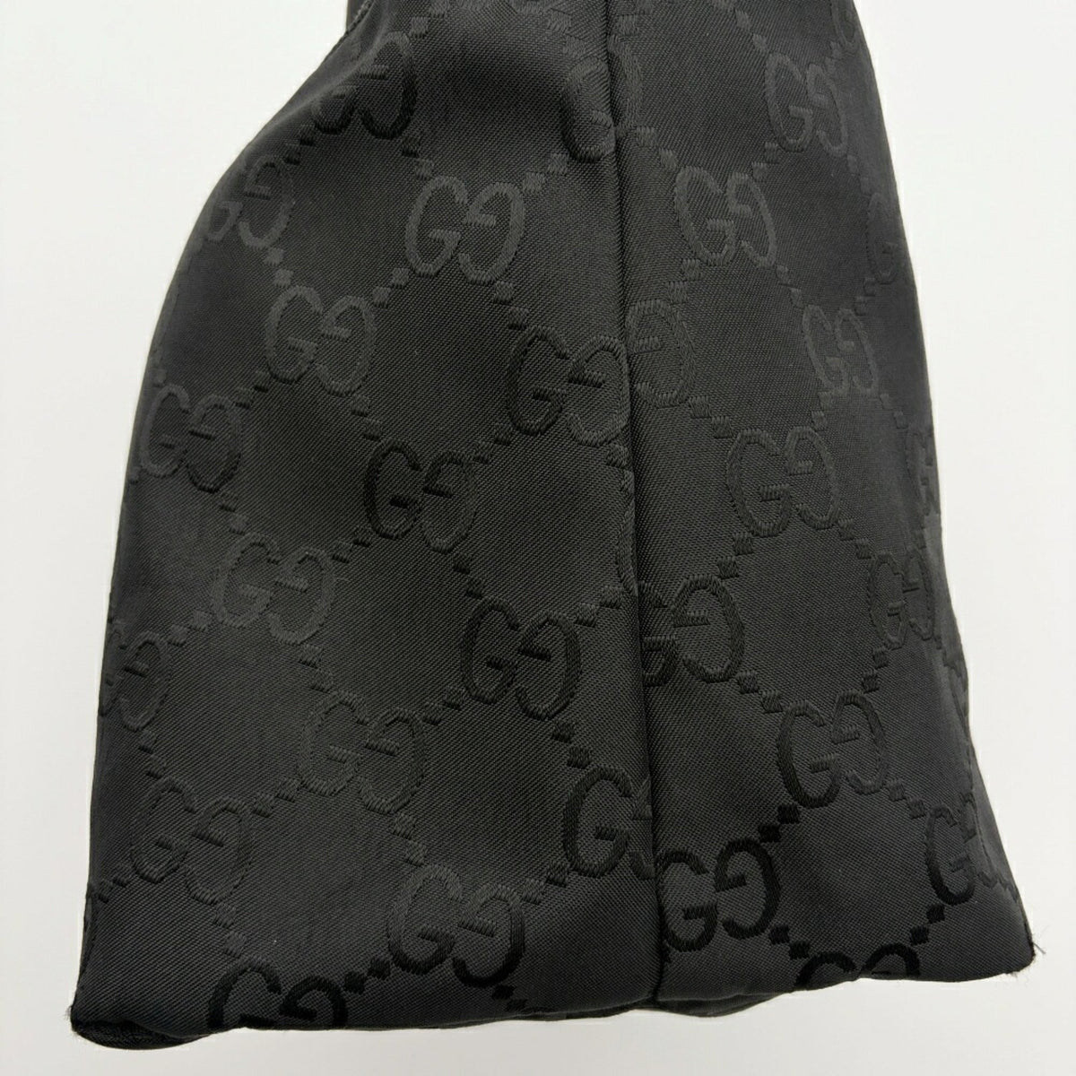 Gucci Black Nylon Leather Shoulder Bag (Pre-Owned)