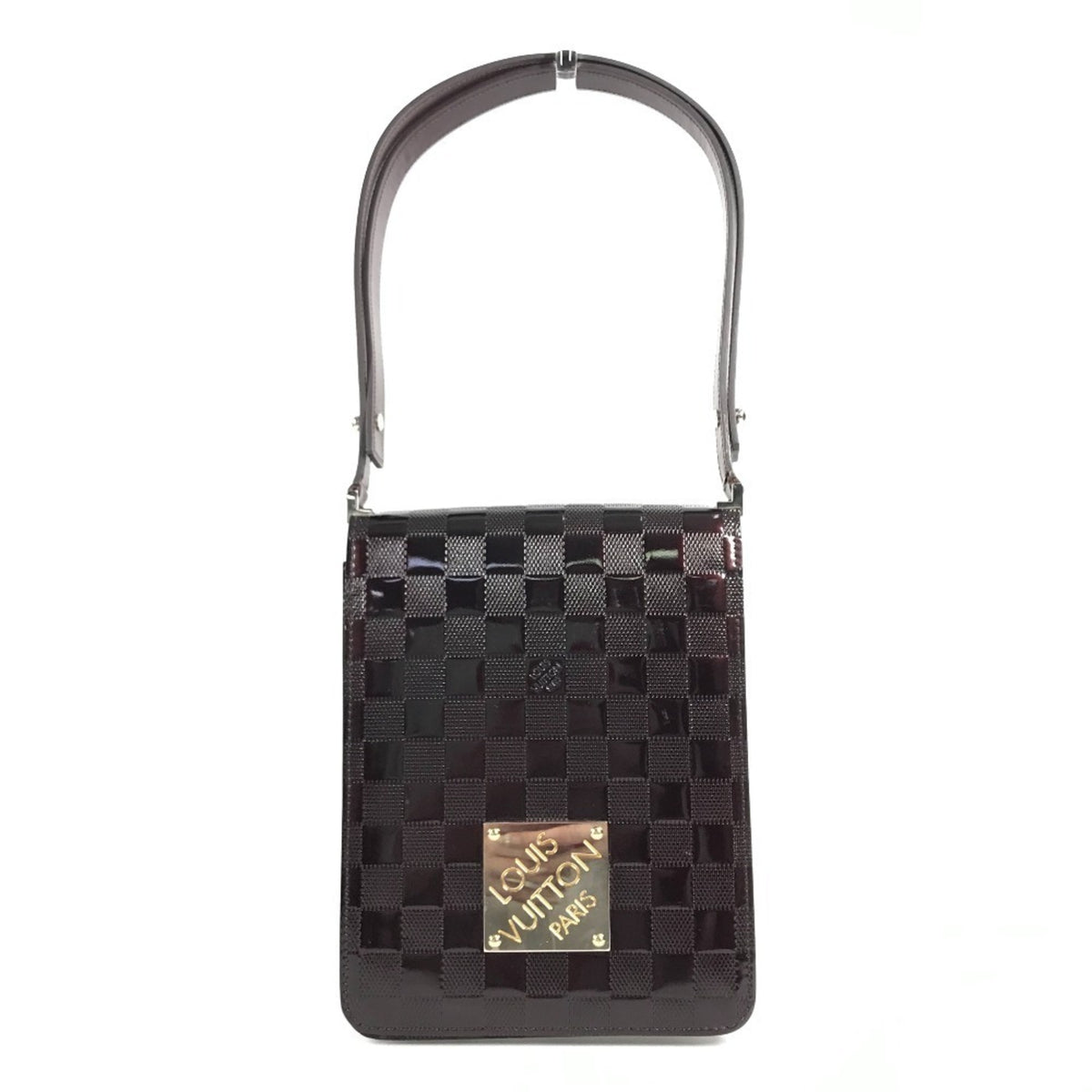 Louis Vuitton Carmine Purple Vernis Shoulder Bag (Pre-Owned)