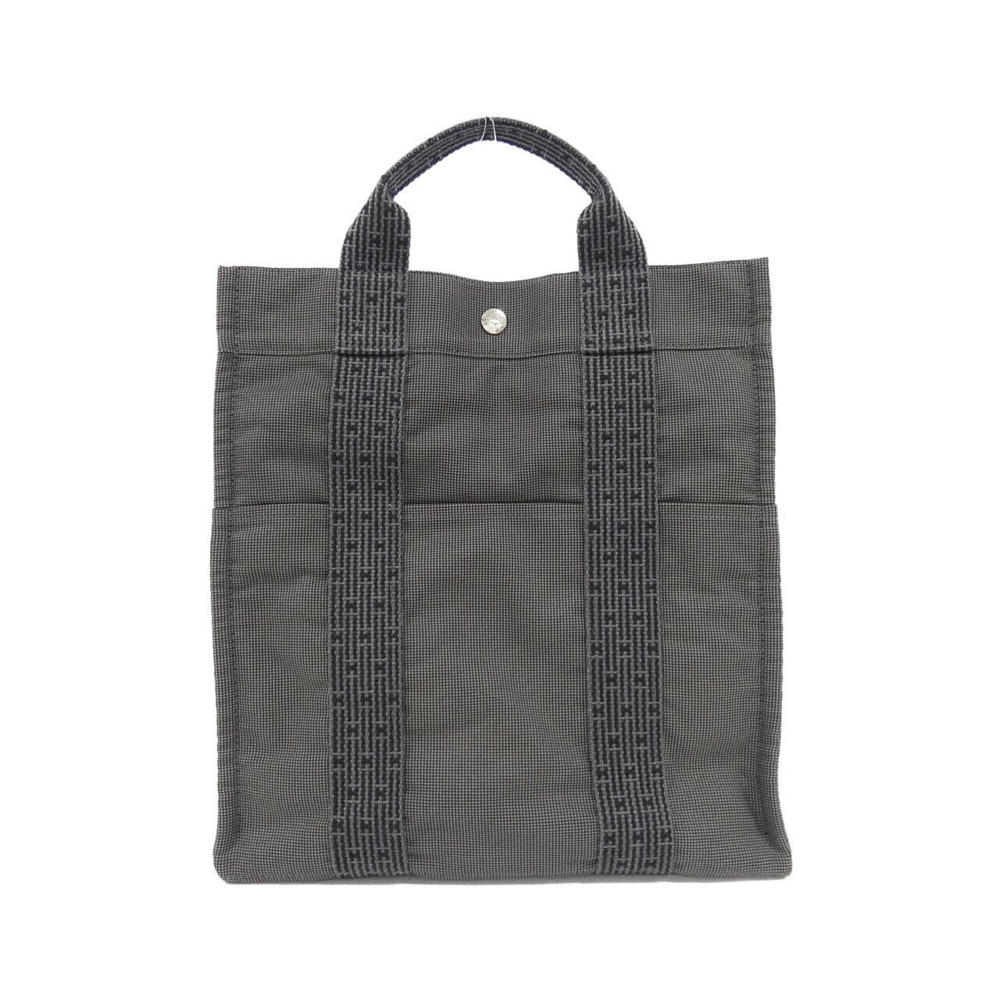 Hermes Her Line Black Canvas Backpack (Pre-Owned)