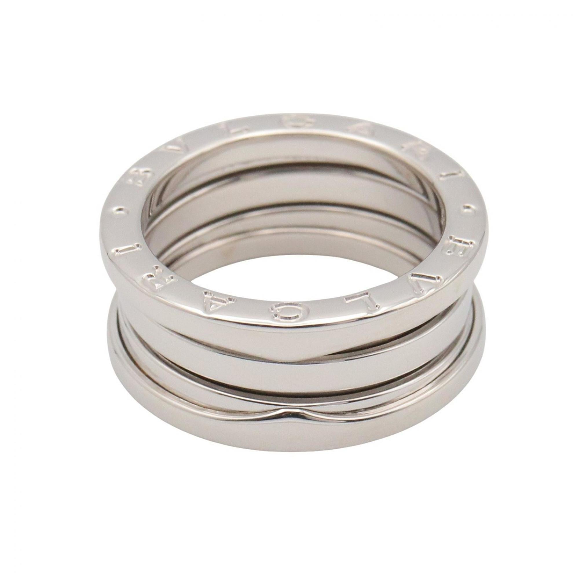 Bvlgari Silver White Gold (18K) Band Ring (Pre-Owned)