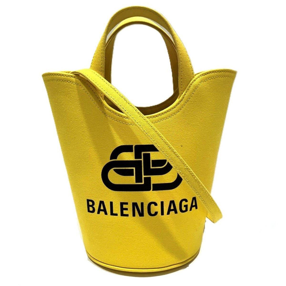 Balenciaga Yellow Canvas Tote Bag (Pre-Owned)