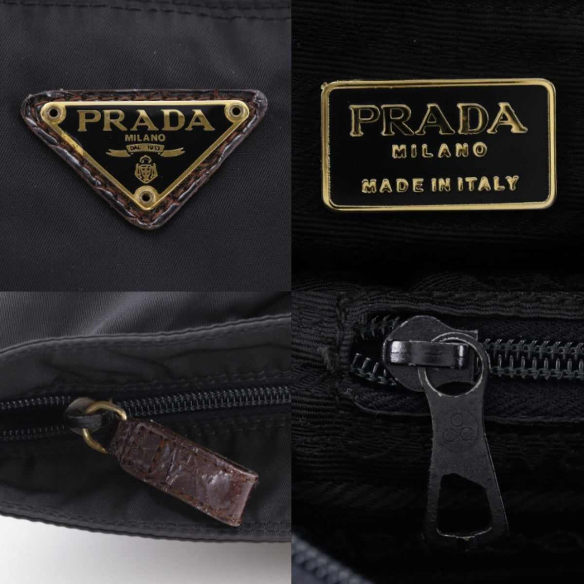 Prada Black Nylon Tote Bag (Pre-Owned)