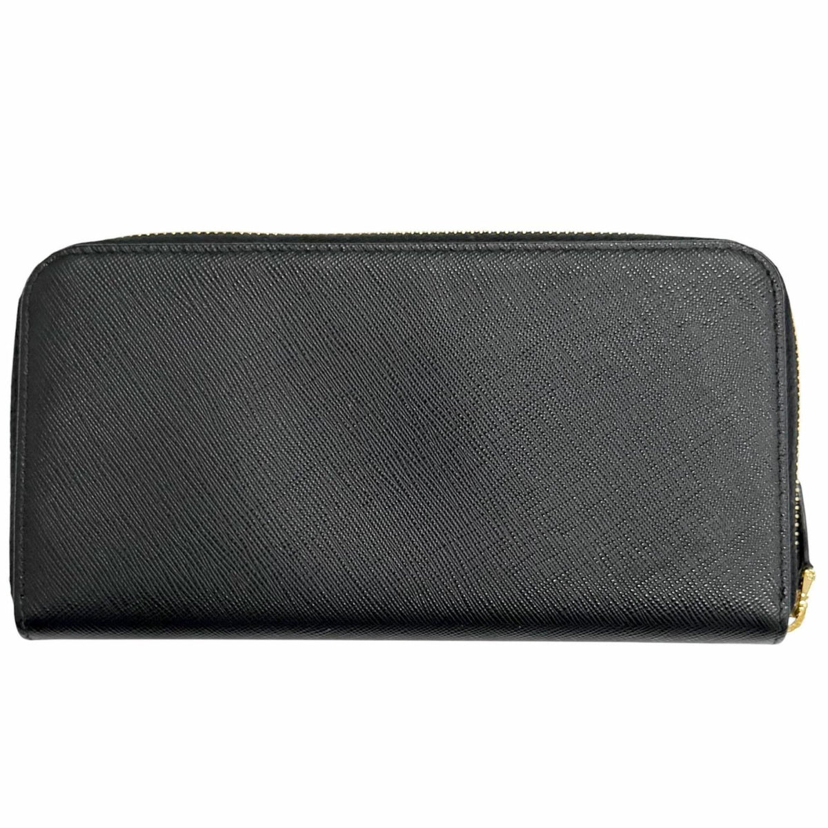 Prada Black Leather Long Wallet (Bi-Fold) (Pre-Owned)
