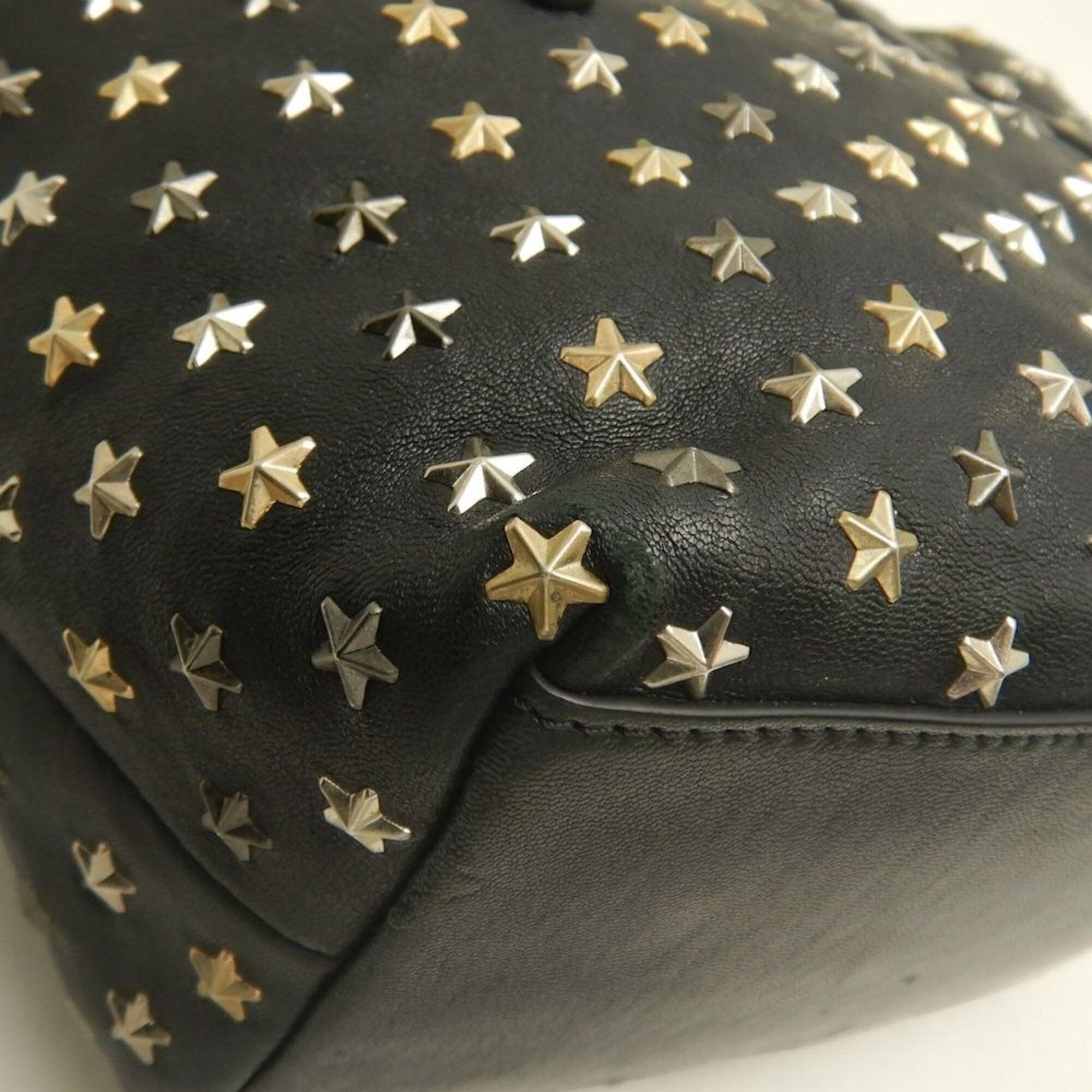 Jimmy Choo Black Leather Handbag (Pre-Owned)