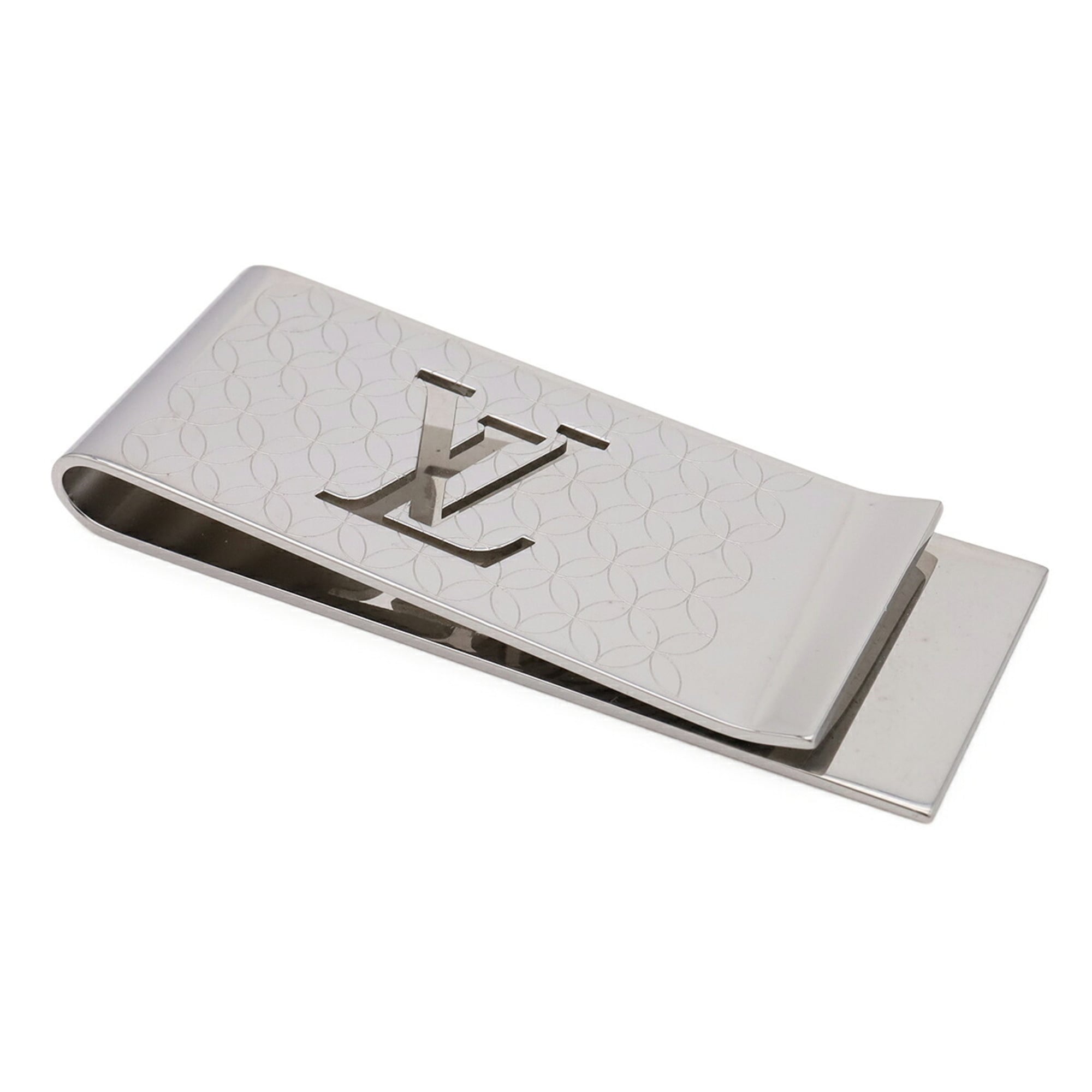 Louis Vuitton Silver Stainless Steel Money Clip (Pre-Owned)