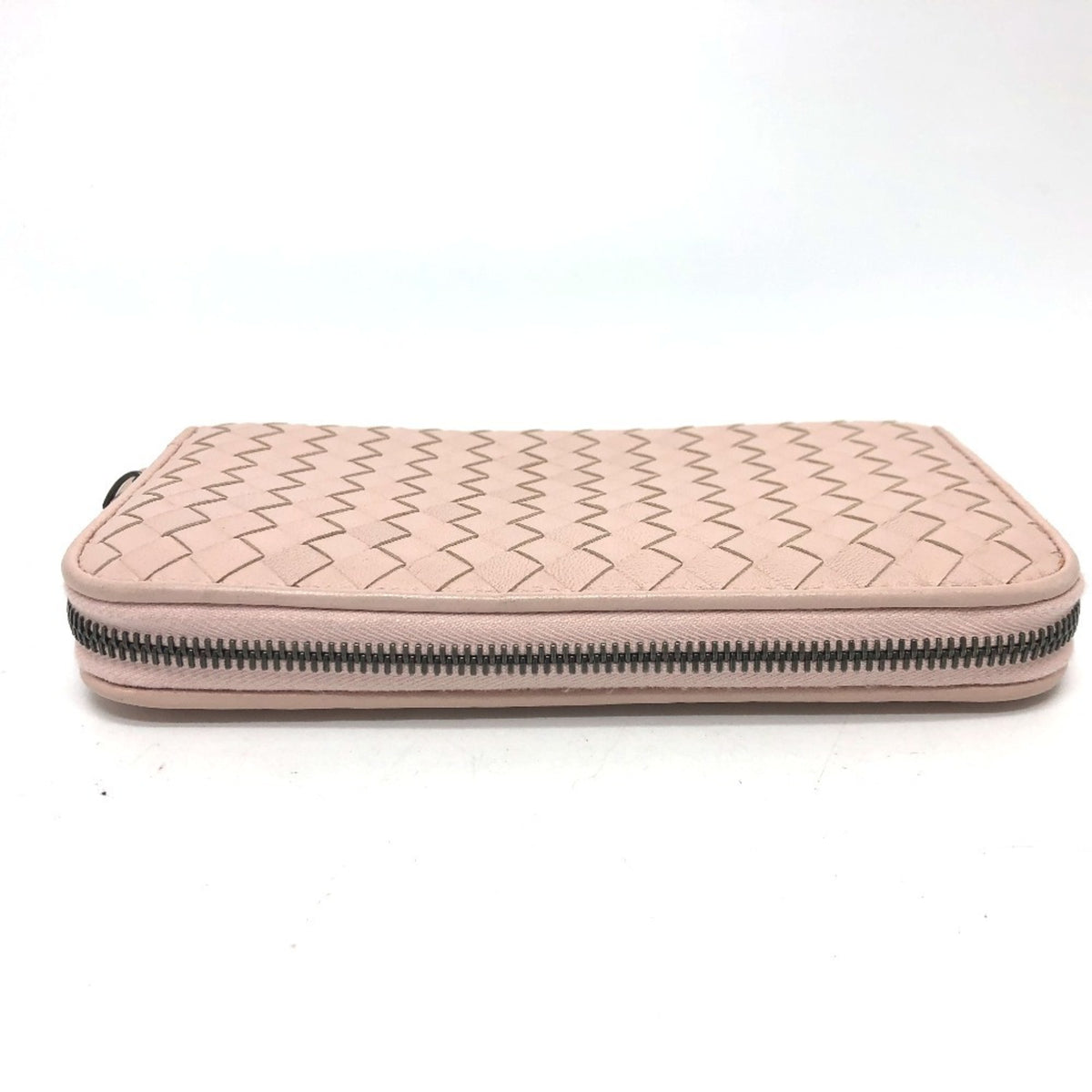 Bottega Veneta Pink Intrecciato Long Wallet (Bi-Fold) (Pre-Owned)