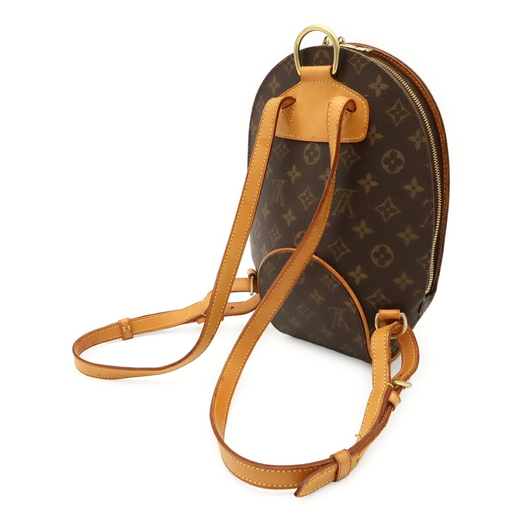Louis Vuitton Brown Monogram Canvas Backpack Shoulder Bag (Pre-Owned)