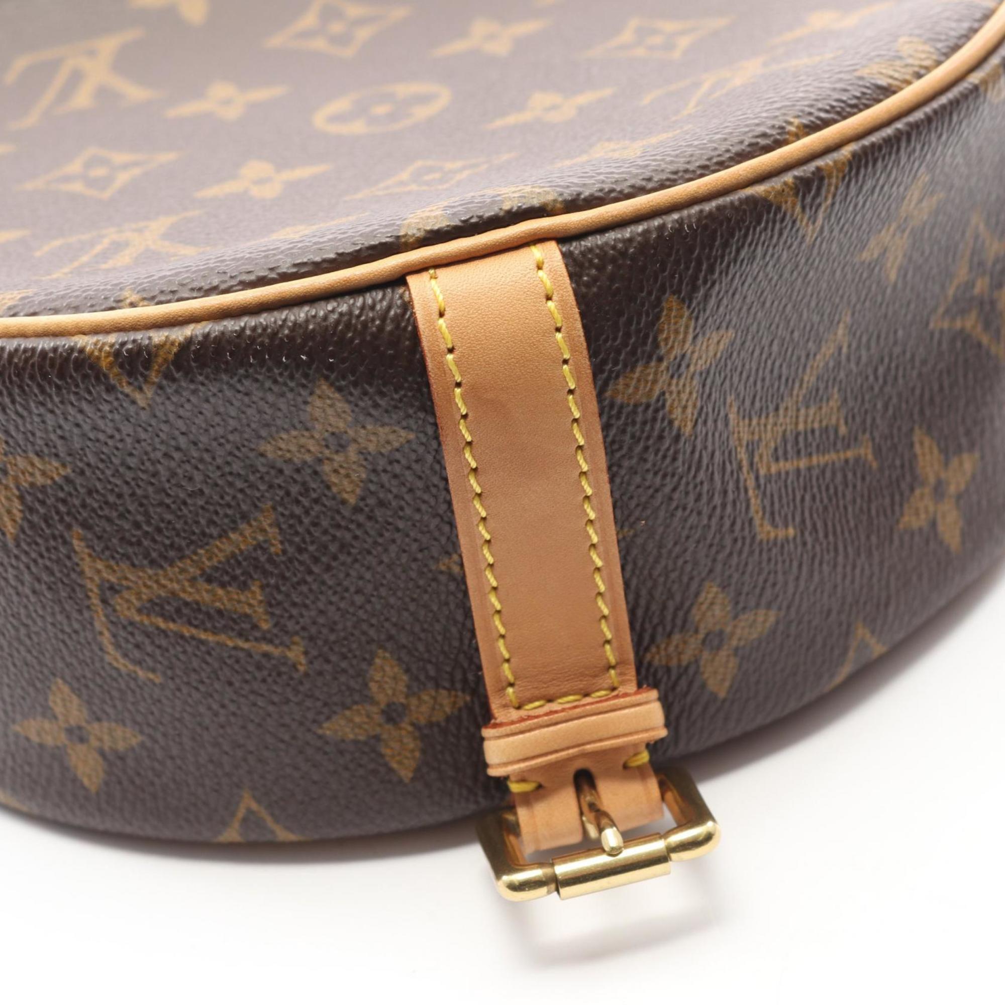 Louis Vuitton Brown Monogram Coated Canvas Leather Shoulder Bag (Pre-Owned)