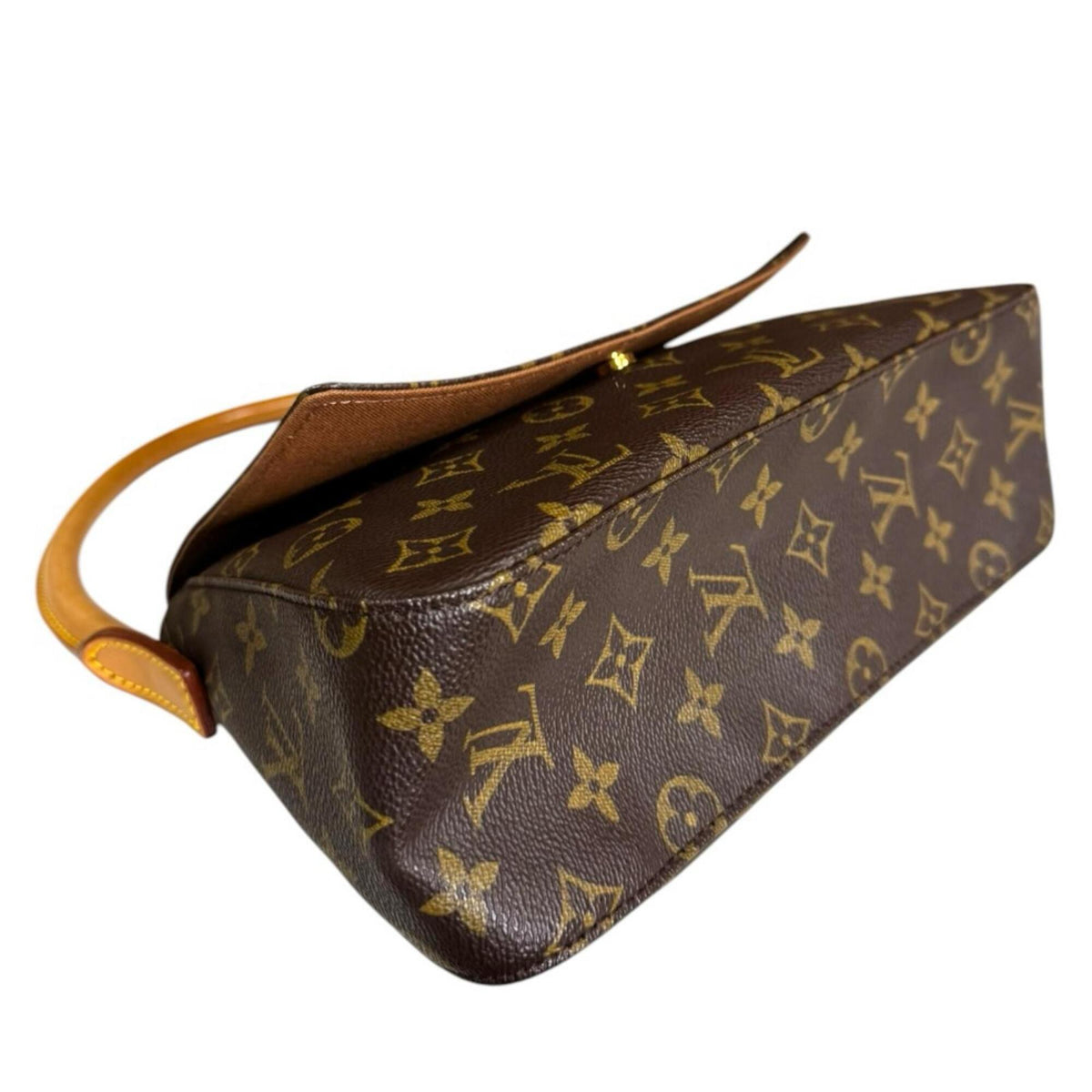 Louis Vuitton Brown Monogram Canvas Handbag (Pre-Owned)