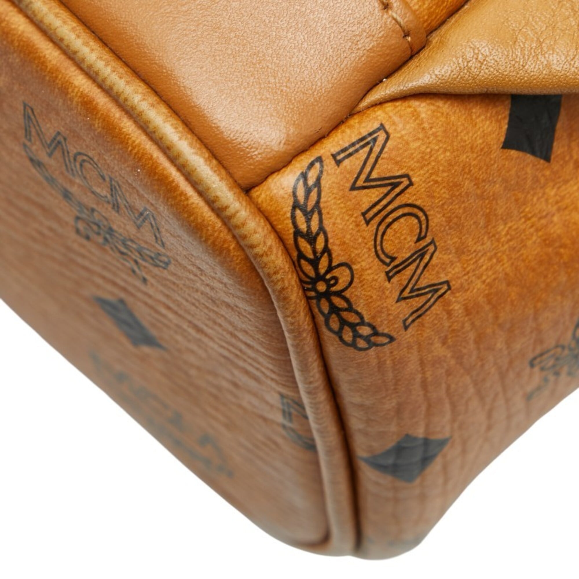 Mcm Brown Leather Backpack (Pre-Owned)