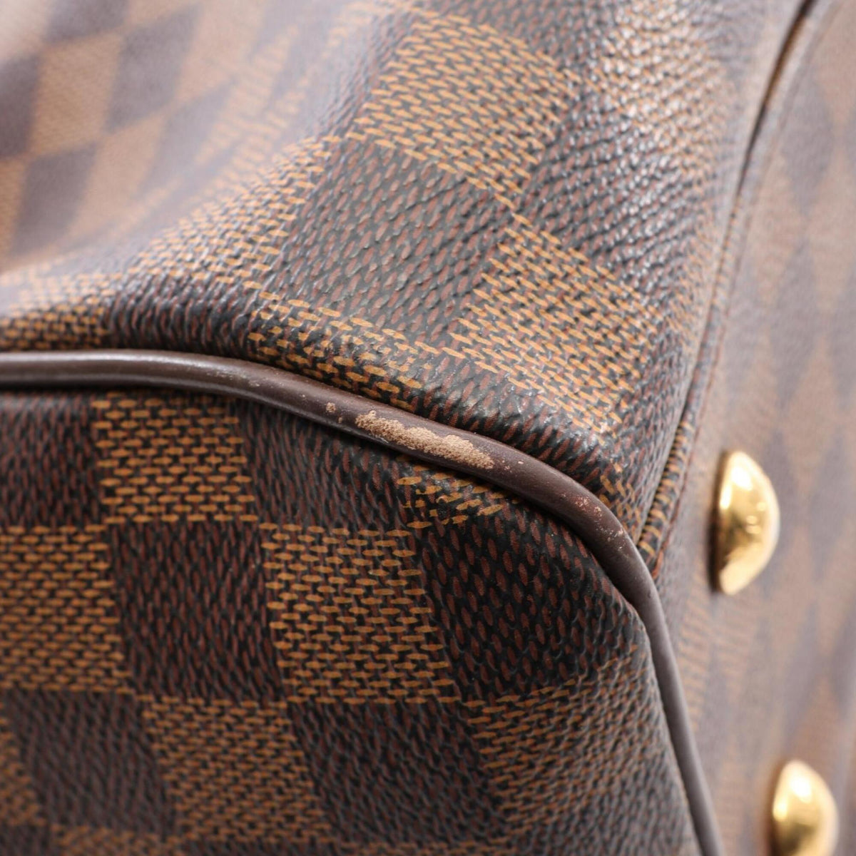 Louis Vuitton Brown Coated Canvas Leather Handbag (Pre-Owned)