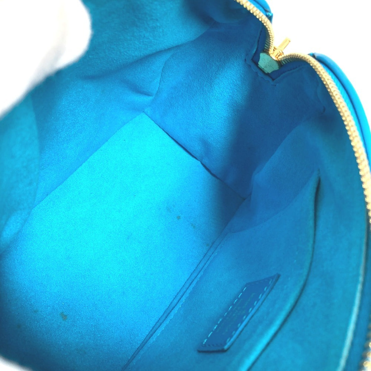 Louis Vuitton Blue Leather Handbag Shoulder Bag (Pre-Owned)
