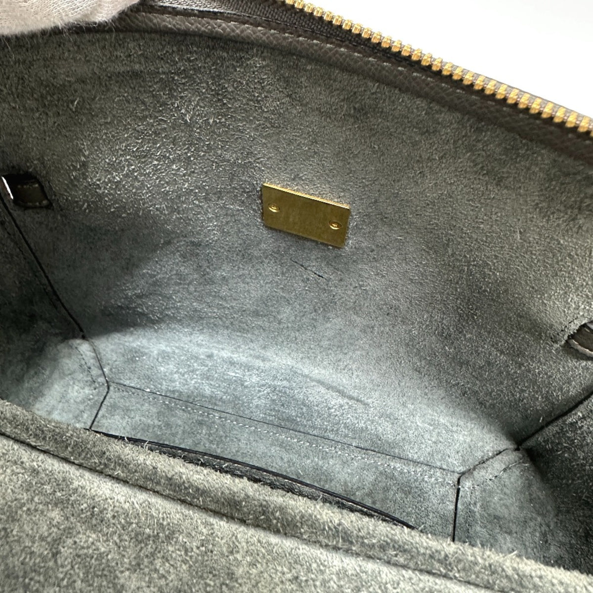 Celine Gray Leather Handbag (Pre-Owned)