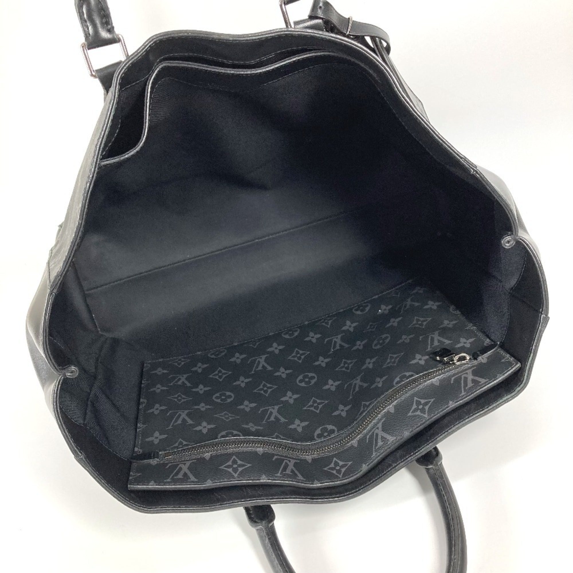 Louis Vuitton Black Monogram Eclipse Shoulder Bag Tote Bag (Pre-Owned)