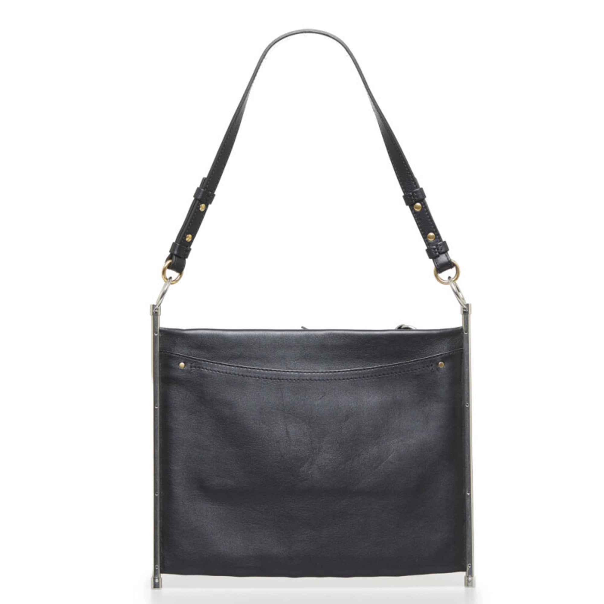 Chloé Ethel Black Khaki Handbag Shoulder Bag Tote Bag (Pre-Owned)