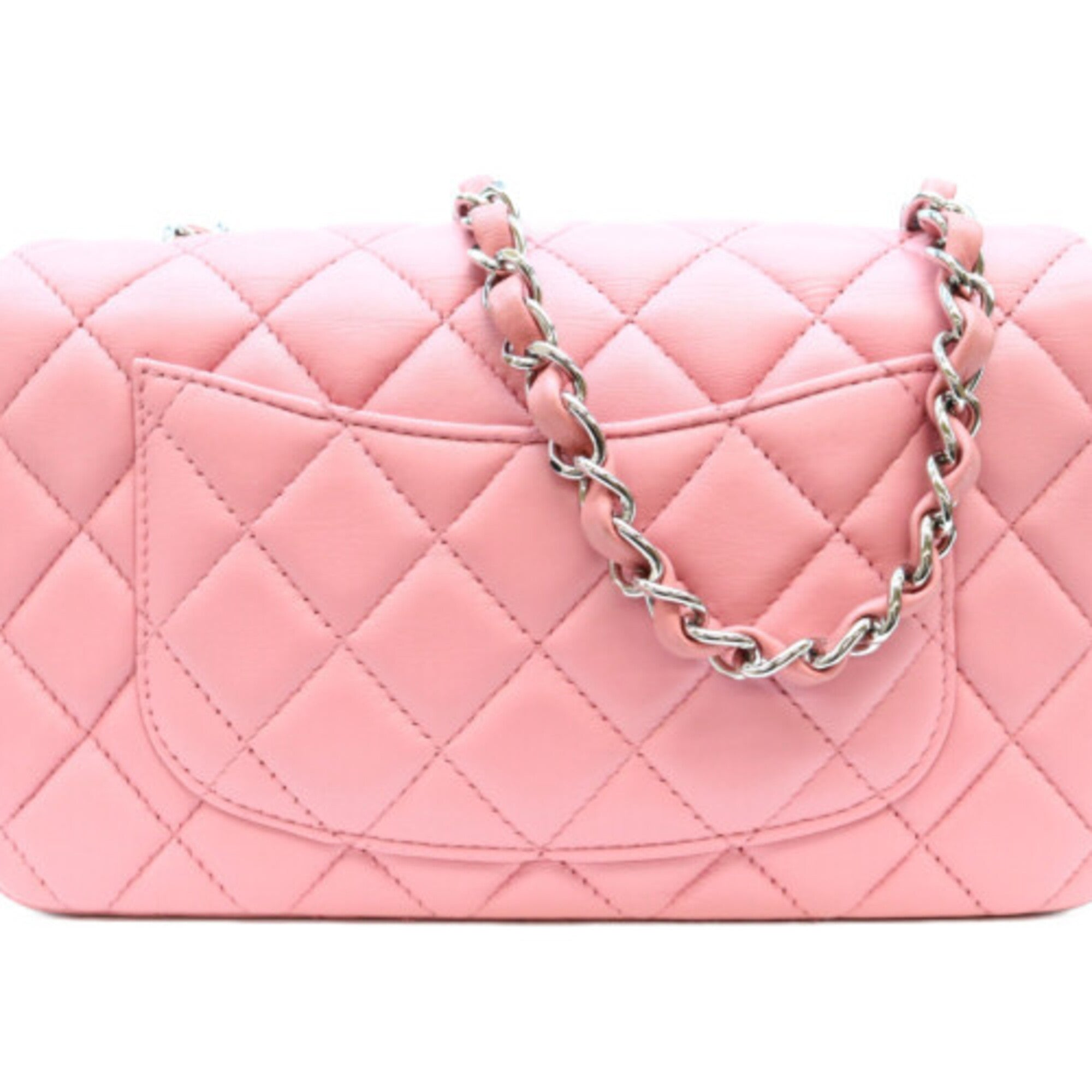 Chanel Pink Leather Shoulder Bag (Pre-Owned)