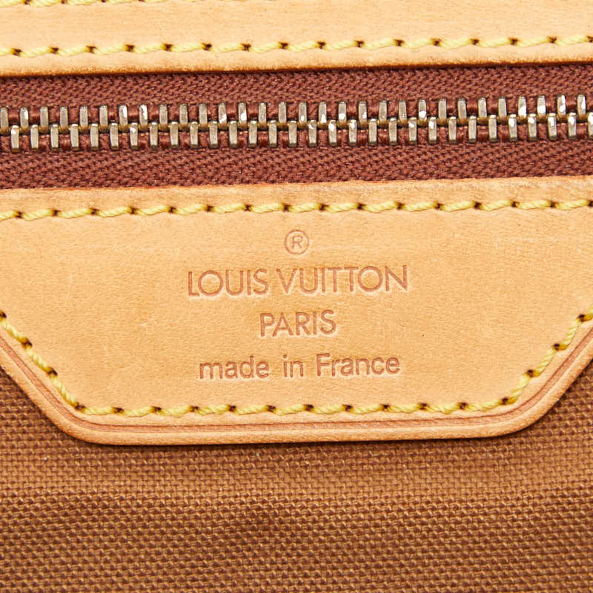 Louis Vuitton Black Brown Monogram Pvc Leather Handbag Shoulder Bag (Pre-Owned)