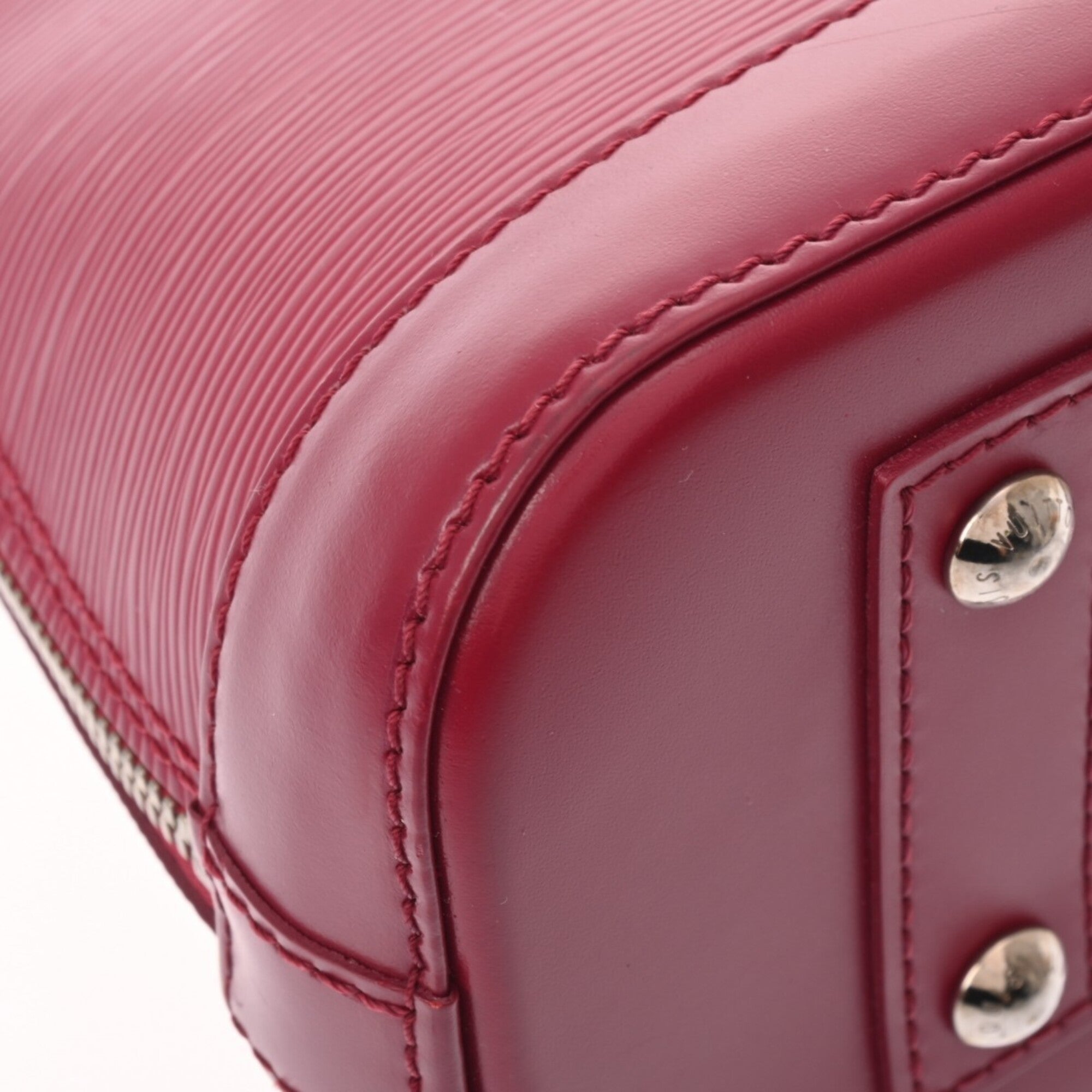 Louis Vuitton Fuchsia Leather Handbag (Pre-Owned)