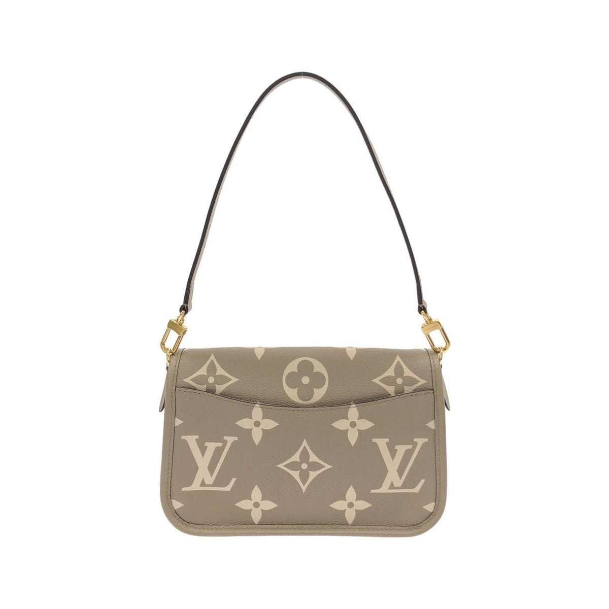 Louis Vuitton Cream Tourterelle Leather Shoulder Bag (Pre-Owned)