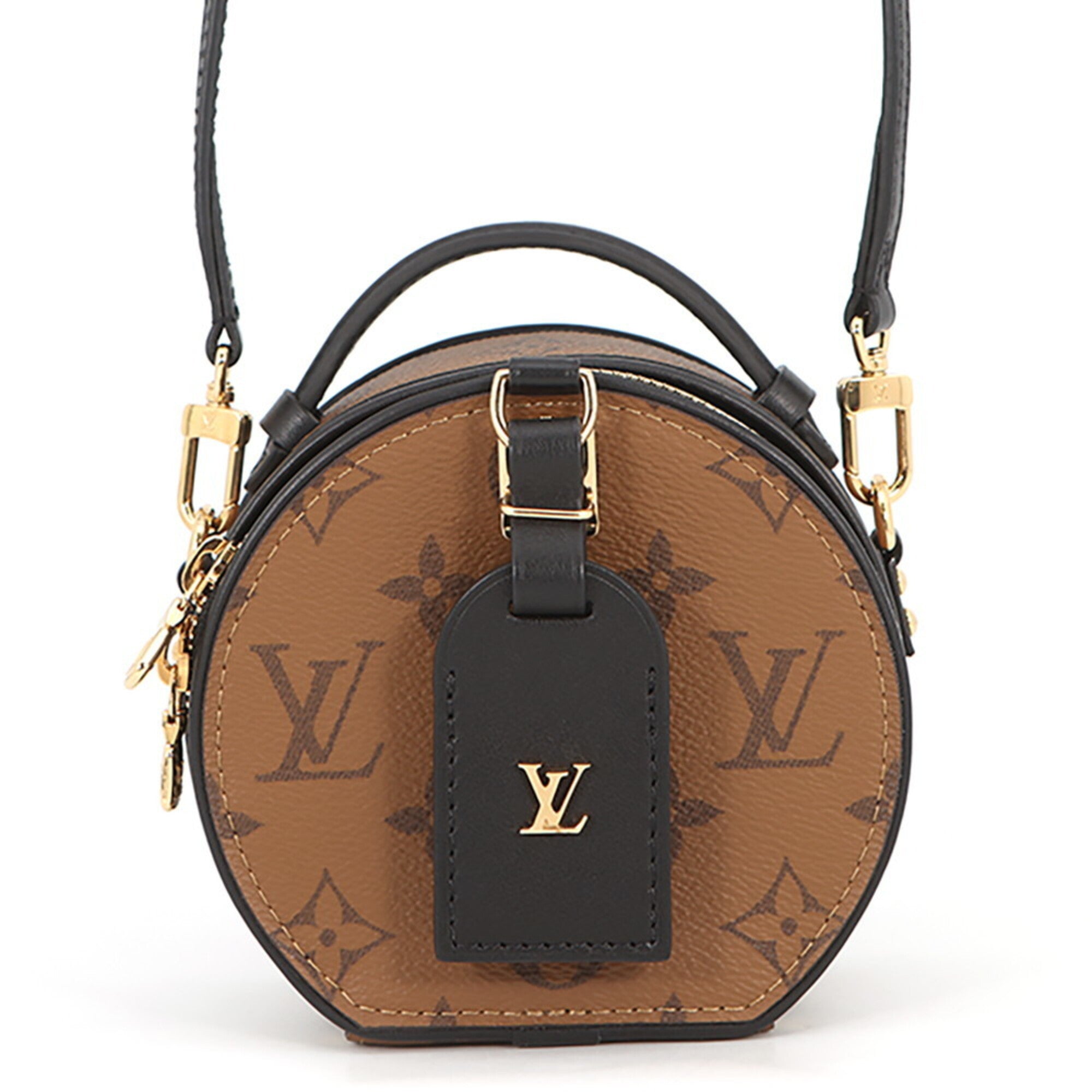 Louis Vuitton Beige Monogram Reverse Monogram Reverse Handbag Shoulder Bag (Pre-Owned)