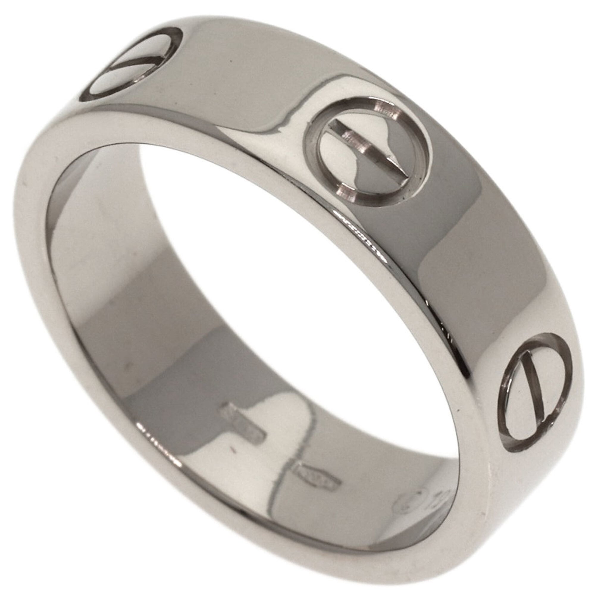 Cartier White Gold White Gold (18K) Band Ring (Pre-Owned)