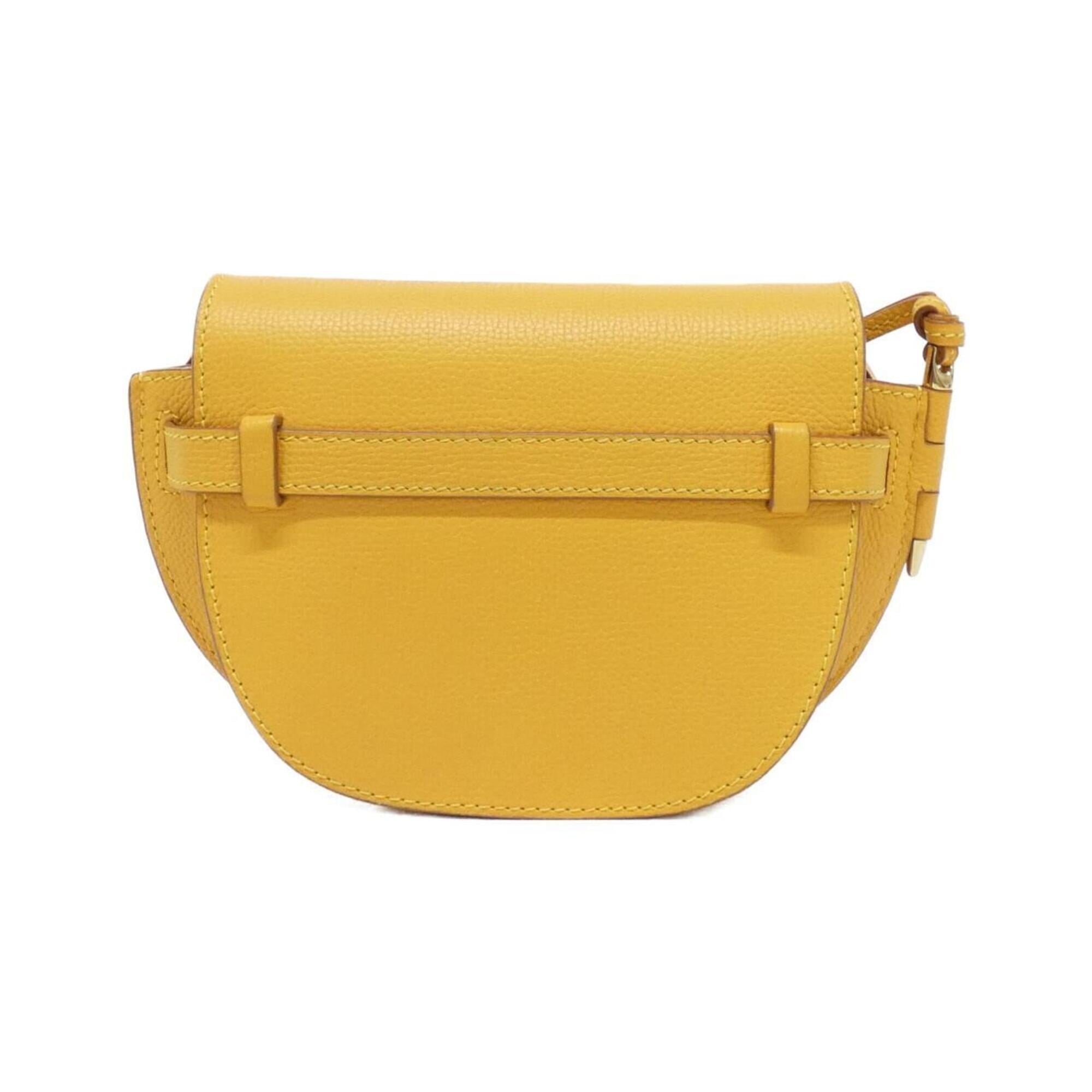 Loewe Yellow Leather Shoulder Bag (Pre-Owned)