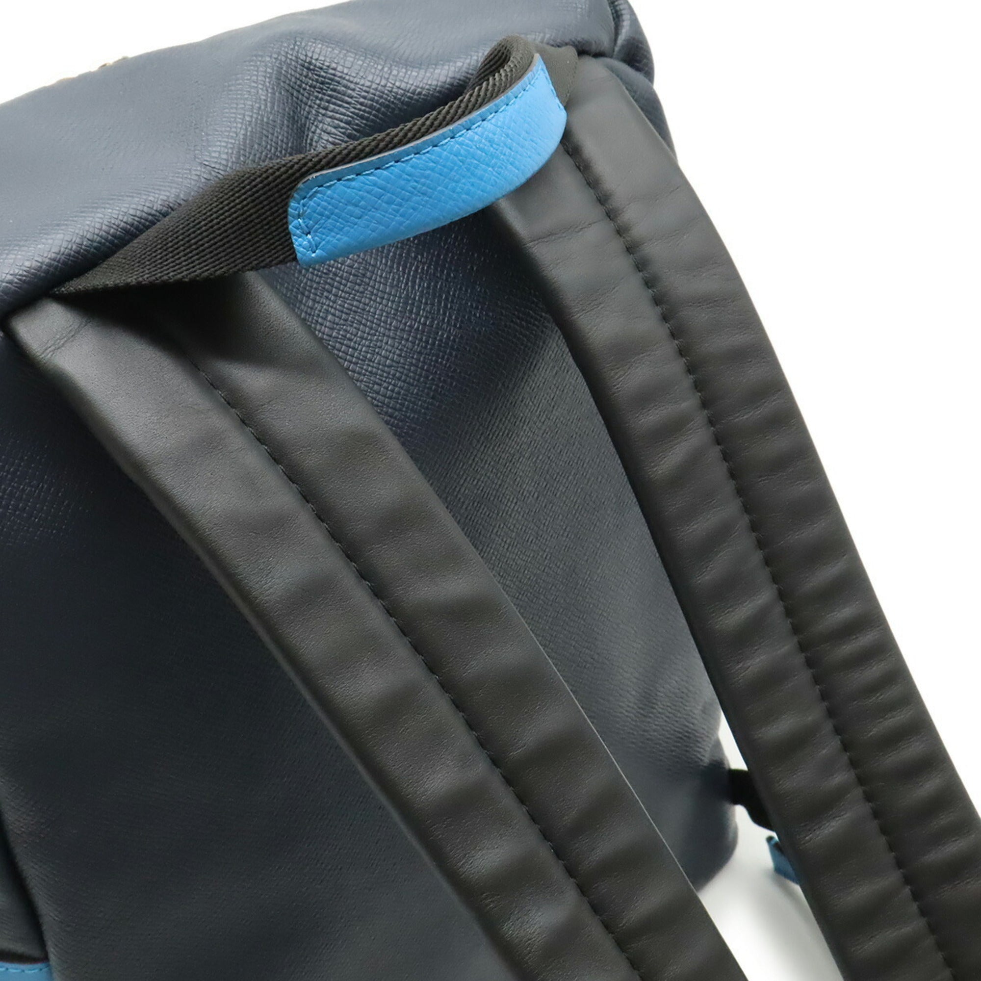Louis Vuitton Blue Navy Taiga Leather Backpack (Pre-Owned)