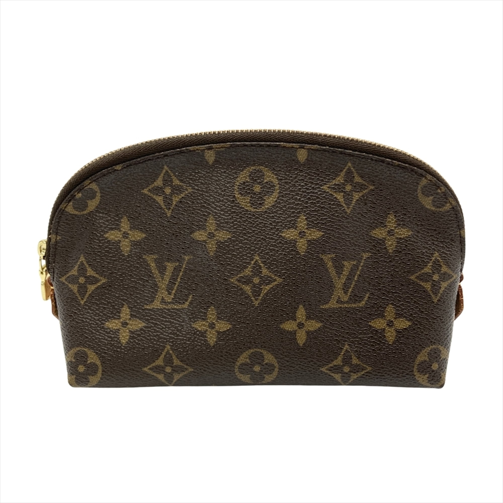 Louis Vuitton Brown Monogram Canvas Handbag Pouch (Pre-Owned)