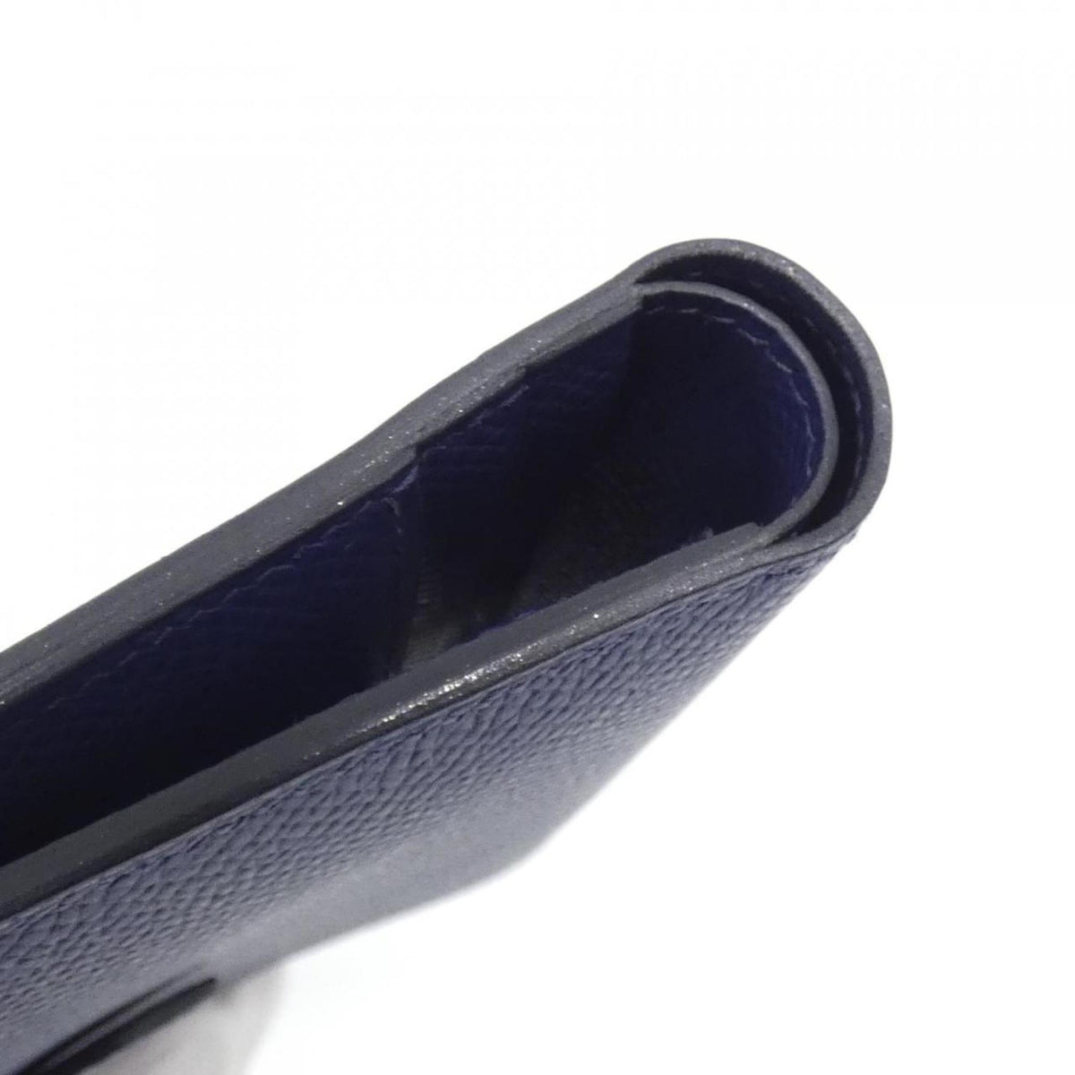 Hermes Blue Navy Epsom Leather Wallet (Bi-Fold) (Pre-Owned)