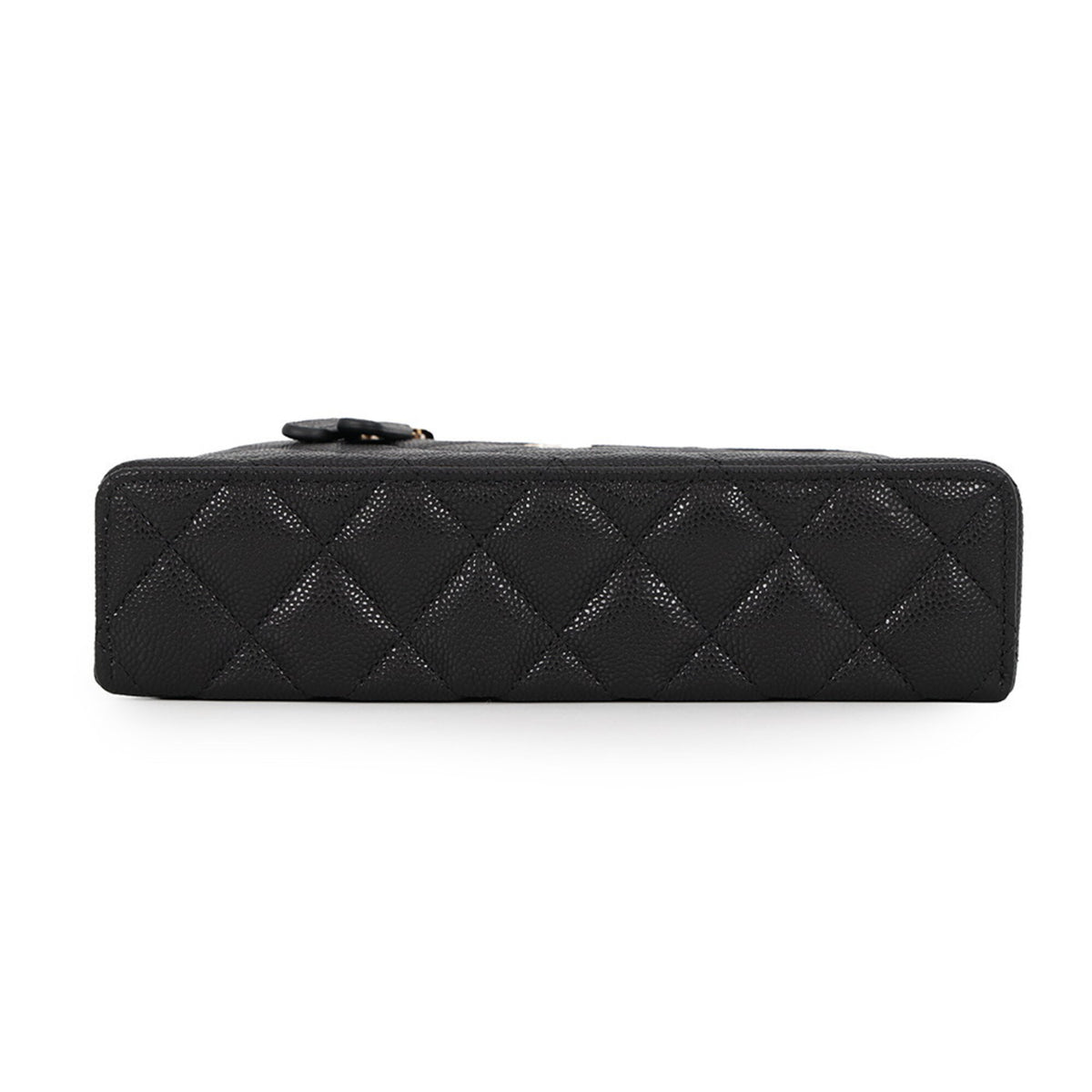 Chanel Black Grained Calfskin Shoulder Bag