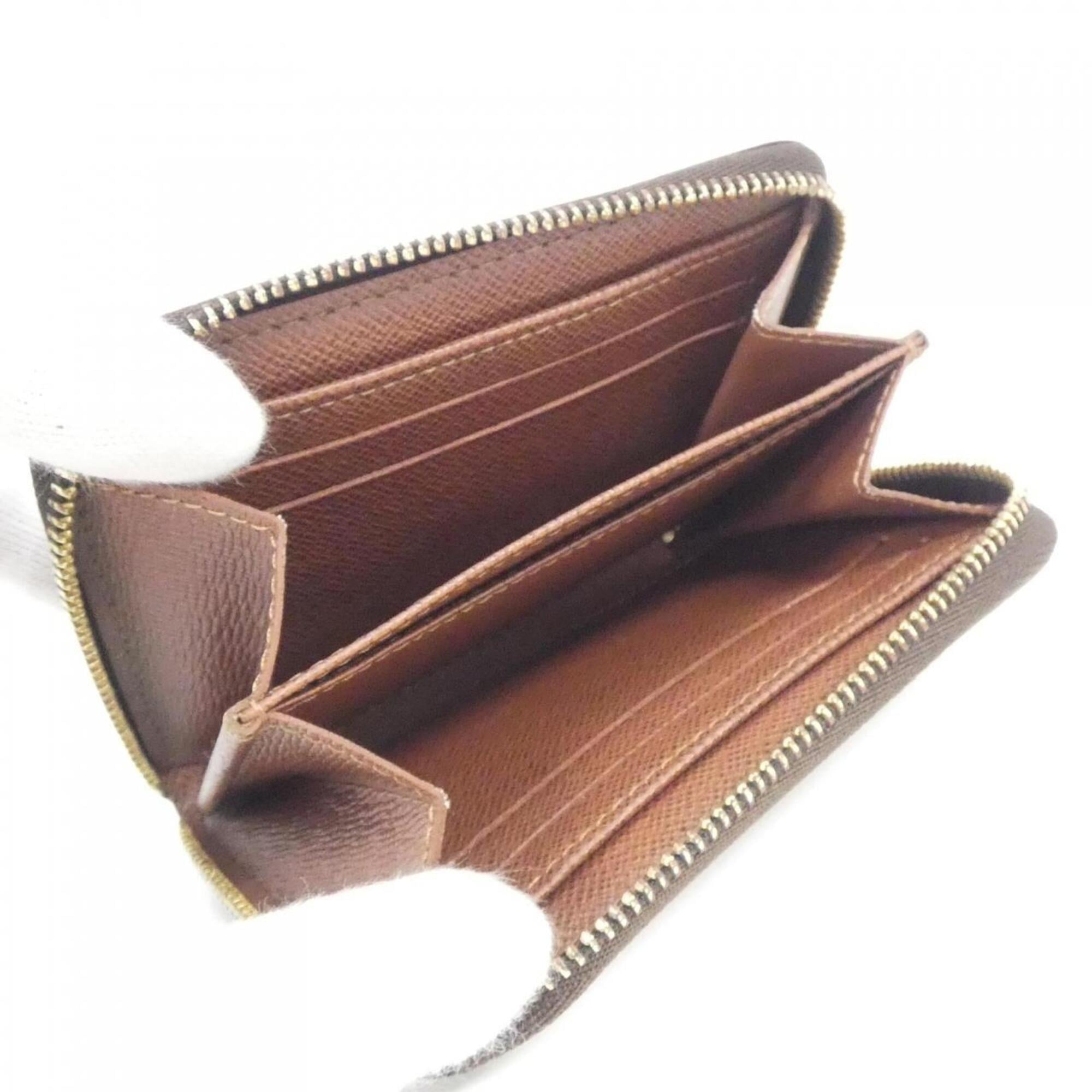 Louis Vuitton Marron Coated Canvas Coin Purse/Coin Case (Pre-Owned)