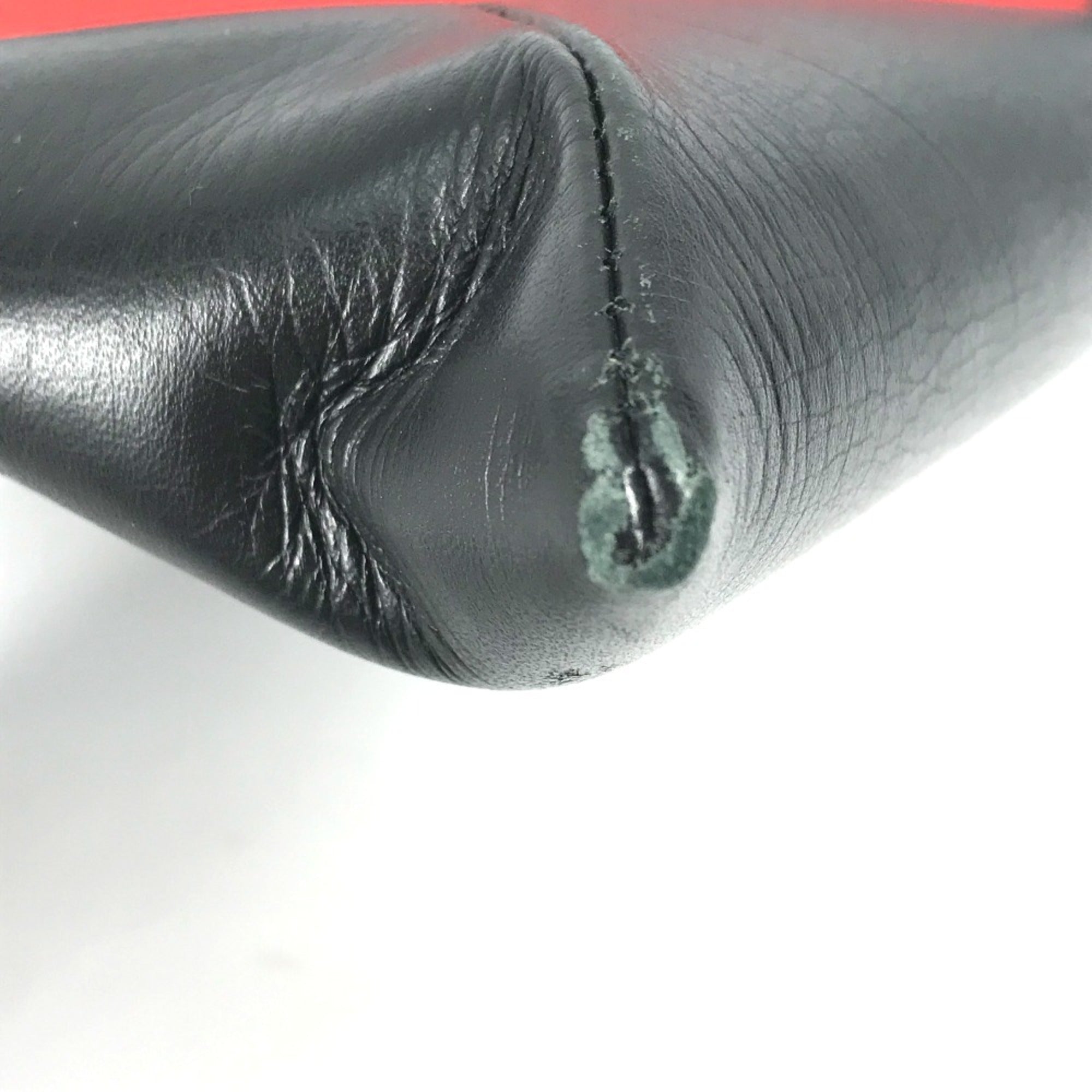 Christian Louboutin Black Leather Clutch Bag (Pre-Owned)