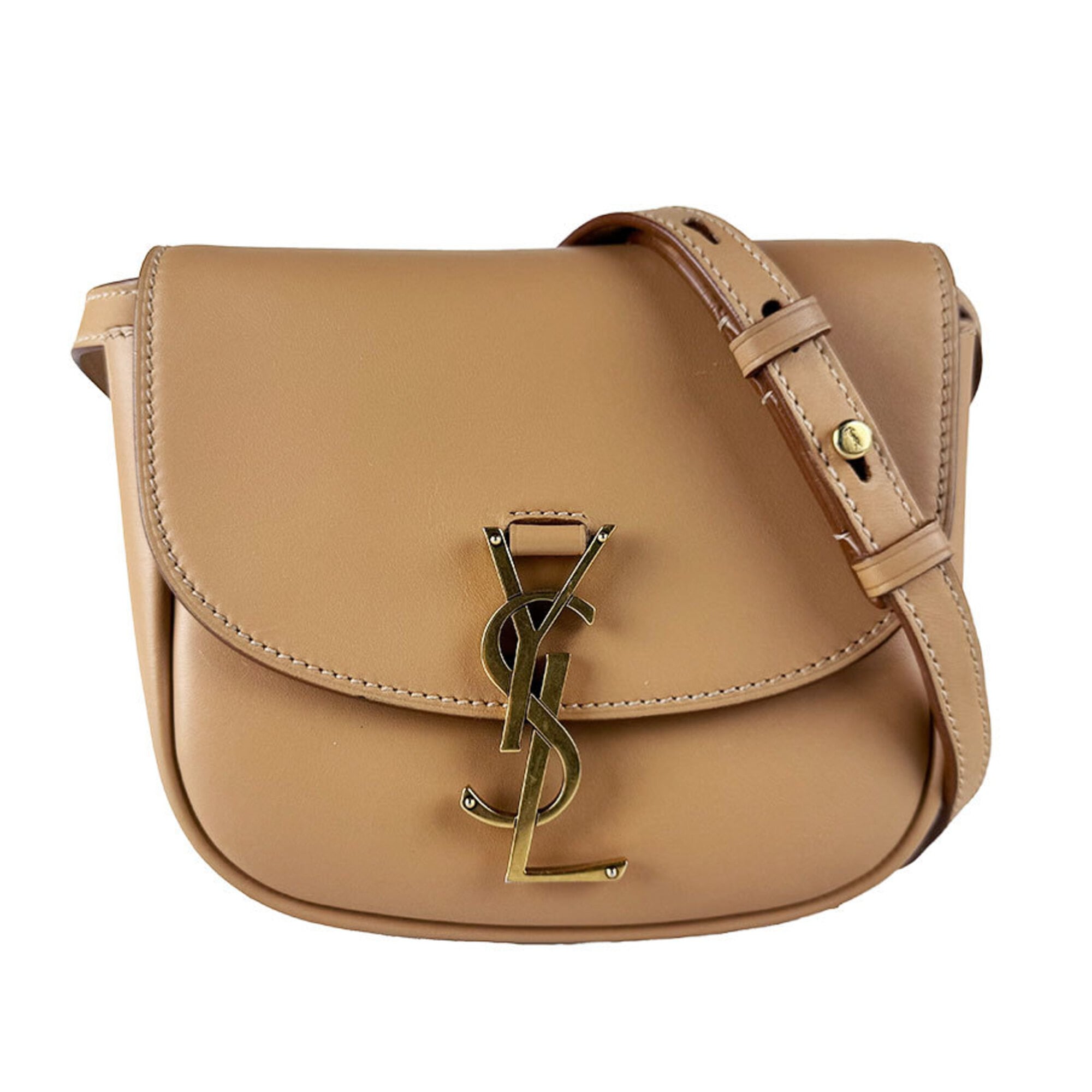 Saint Laurent Beige Leather Shoulder Bag (Pre-Owned)