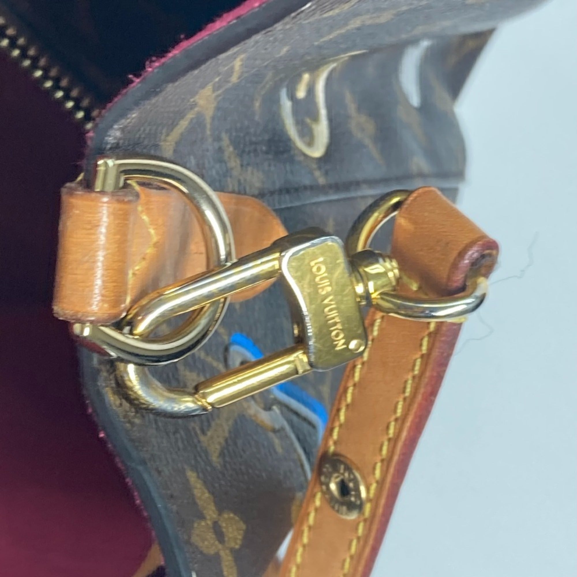 Louis Vuitton Brown Monogram Canvas Shoulder Bag (Pre-Owned)