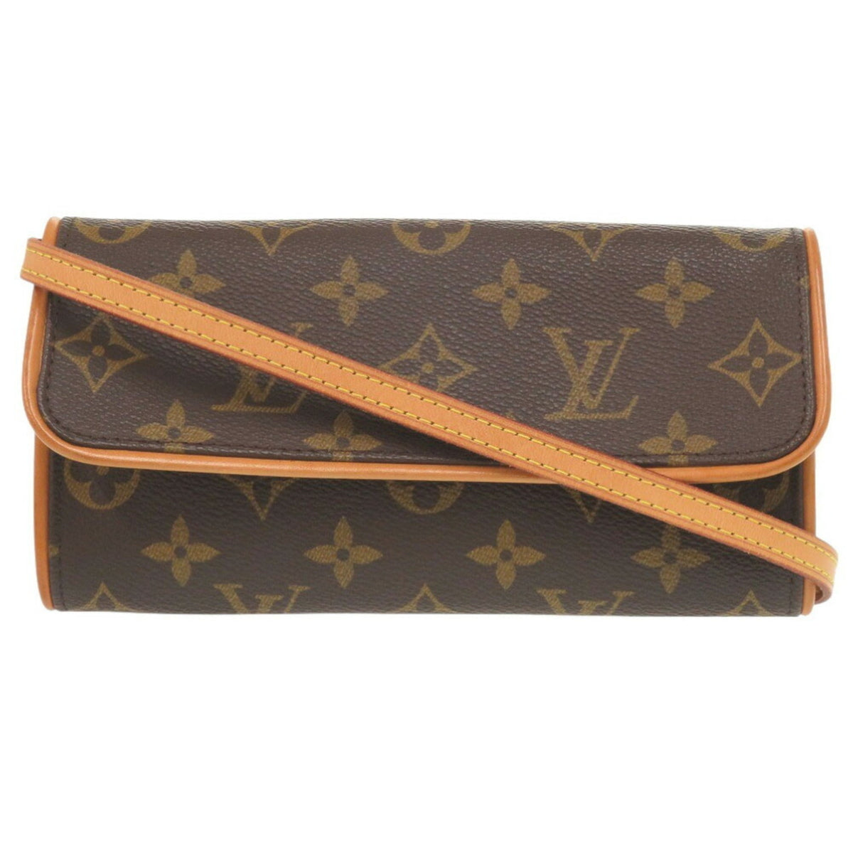 Louis Vuitton Brown Monogram Monogram Pochette Shoulder Bag (Pre-Owned)