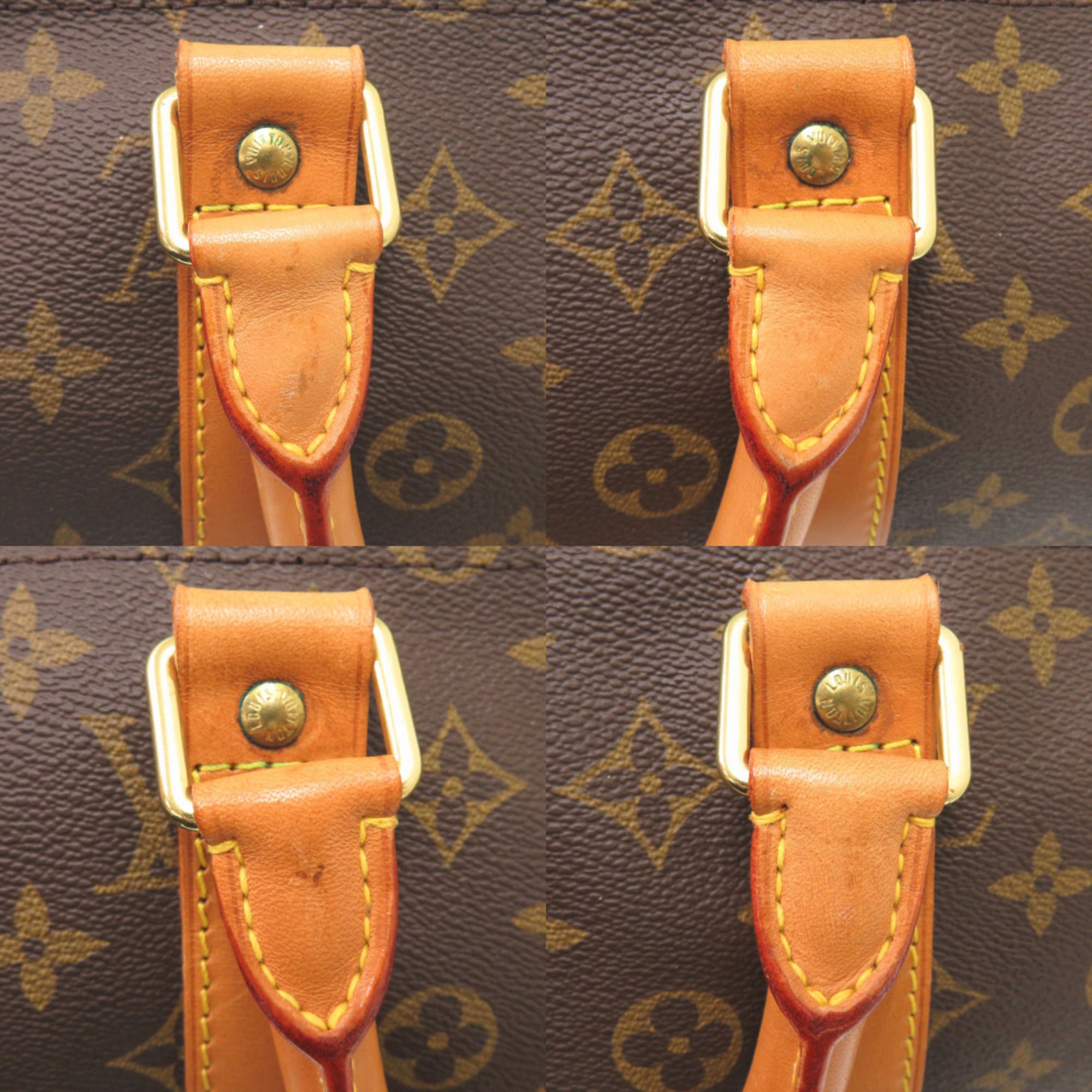 Louis Vuitton Brown Monogram Canvas Boston Bag (Pre-Owned)