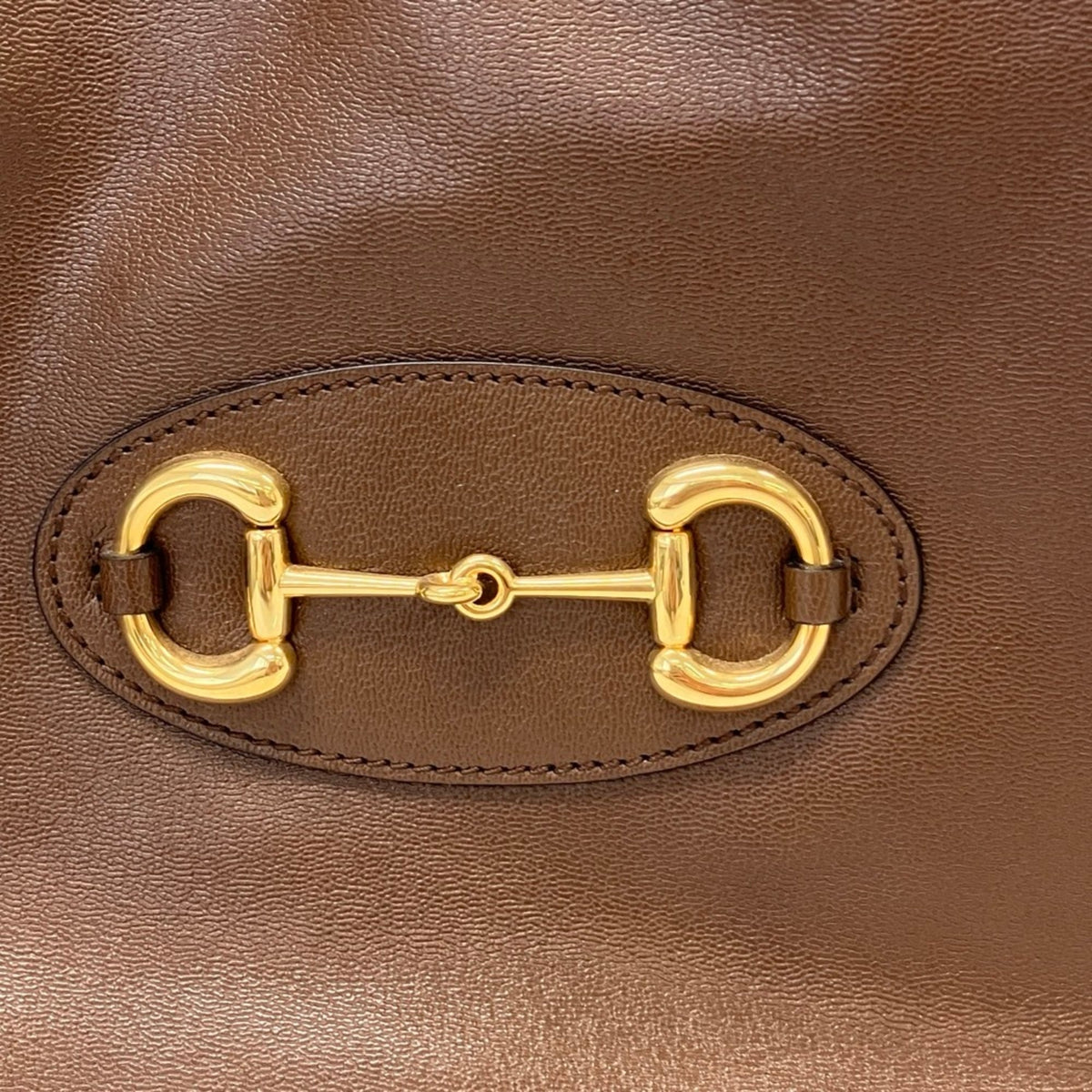 Gucci Brown Leather Tote Bag (Pre-Owned)