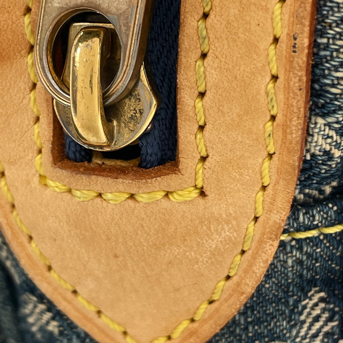 Louis Vuitton Blue Monogram Denim Sling Bag (Pre-Owned)