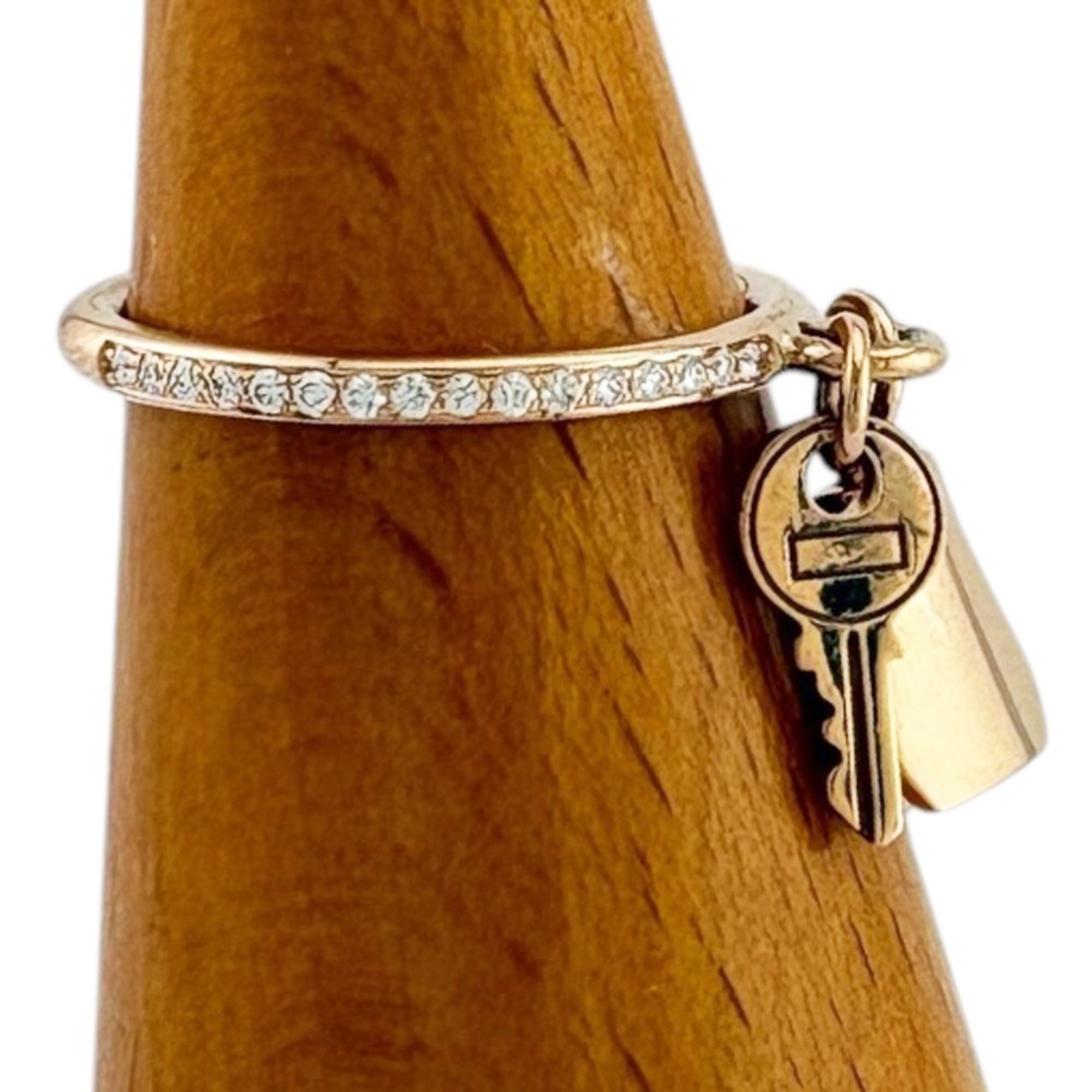 Hermes Pink Gold (18K) Band Ring (Pre-Owned)